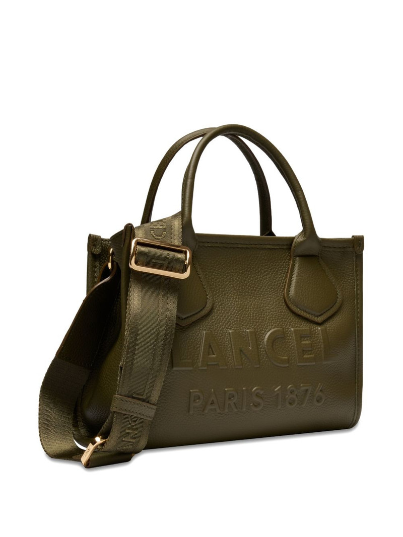 Jour zip leather tote bag 3