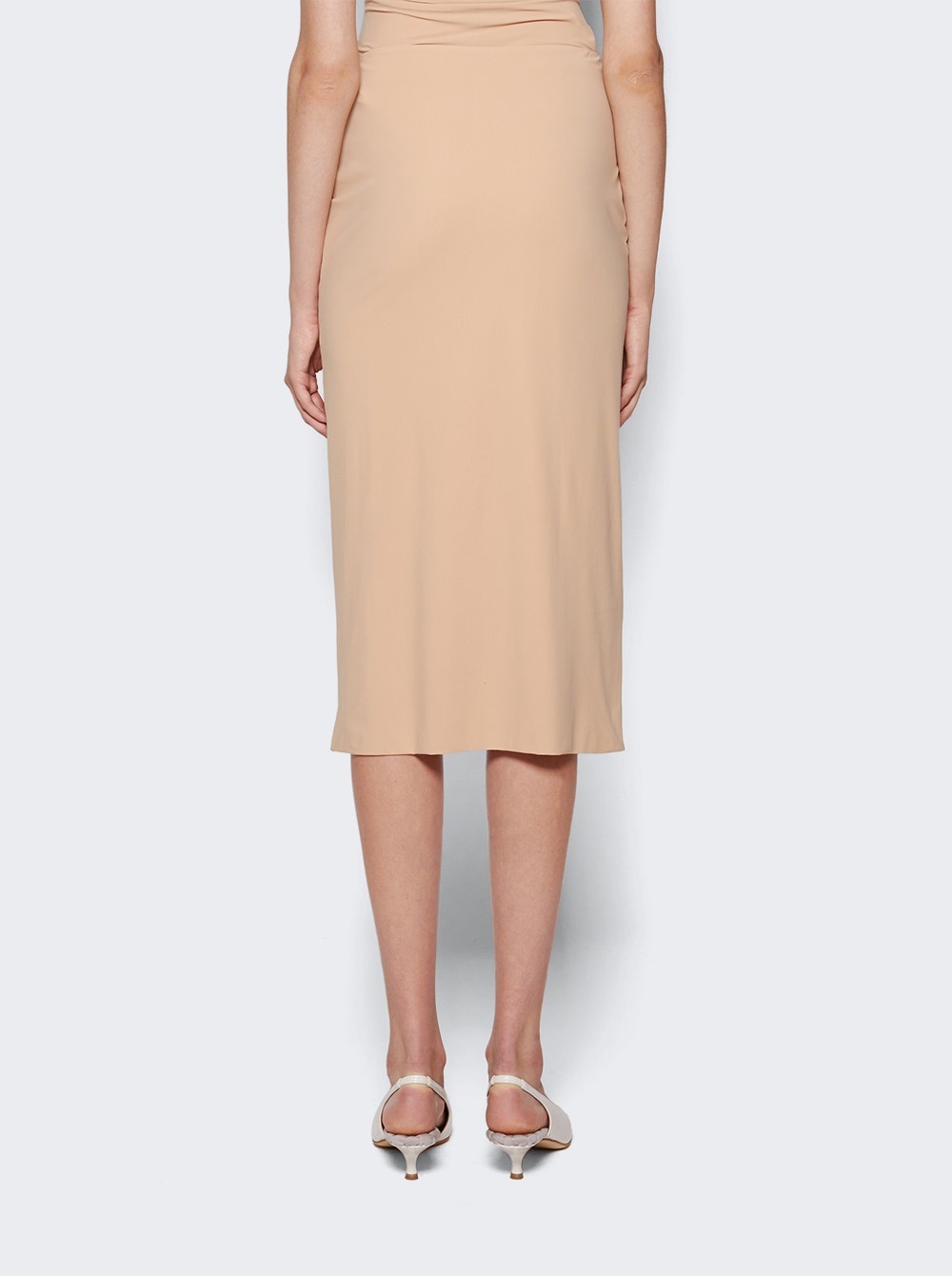 Stretch Jersey Skirt Cameo - 5