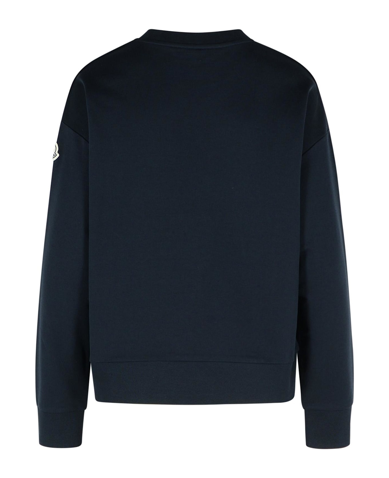 Navy Cotton Sweatshirt - 3