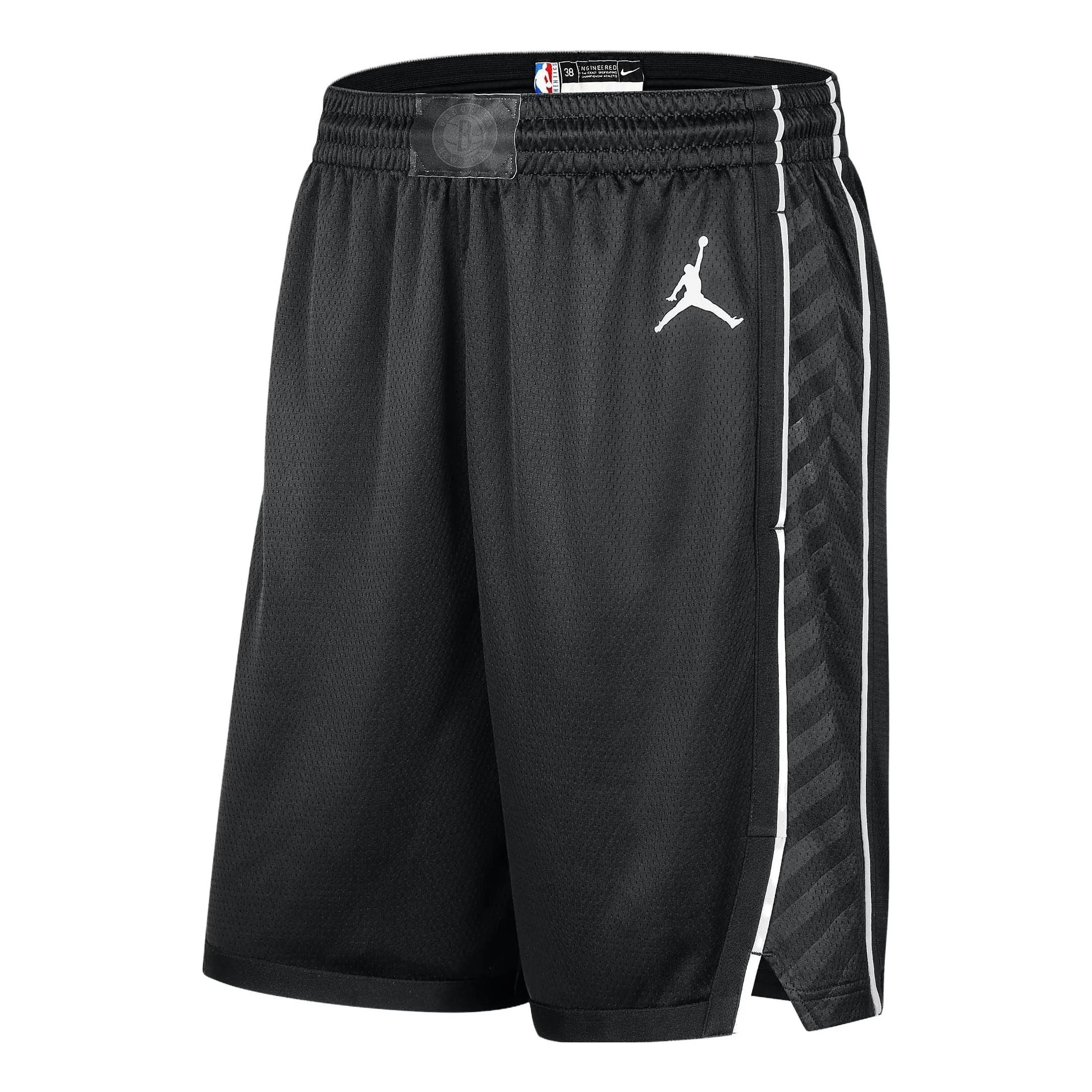 Air Jordan Dri-FIT NBA Brooklyn Nets Statement Edition Swingman Basketball Shorts 'Black' DO9423-010 - 1