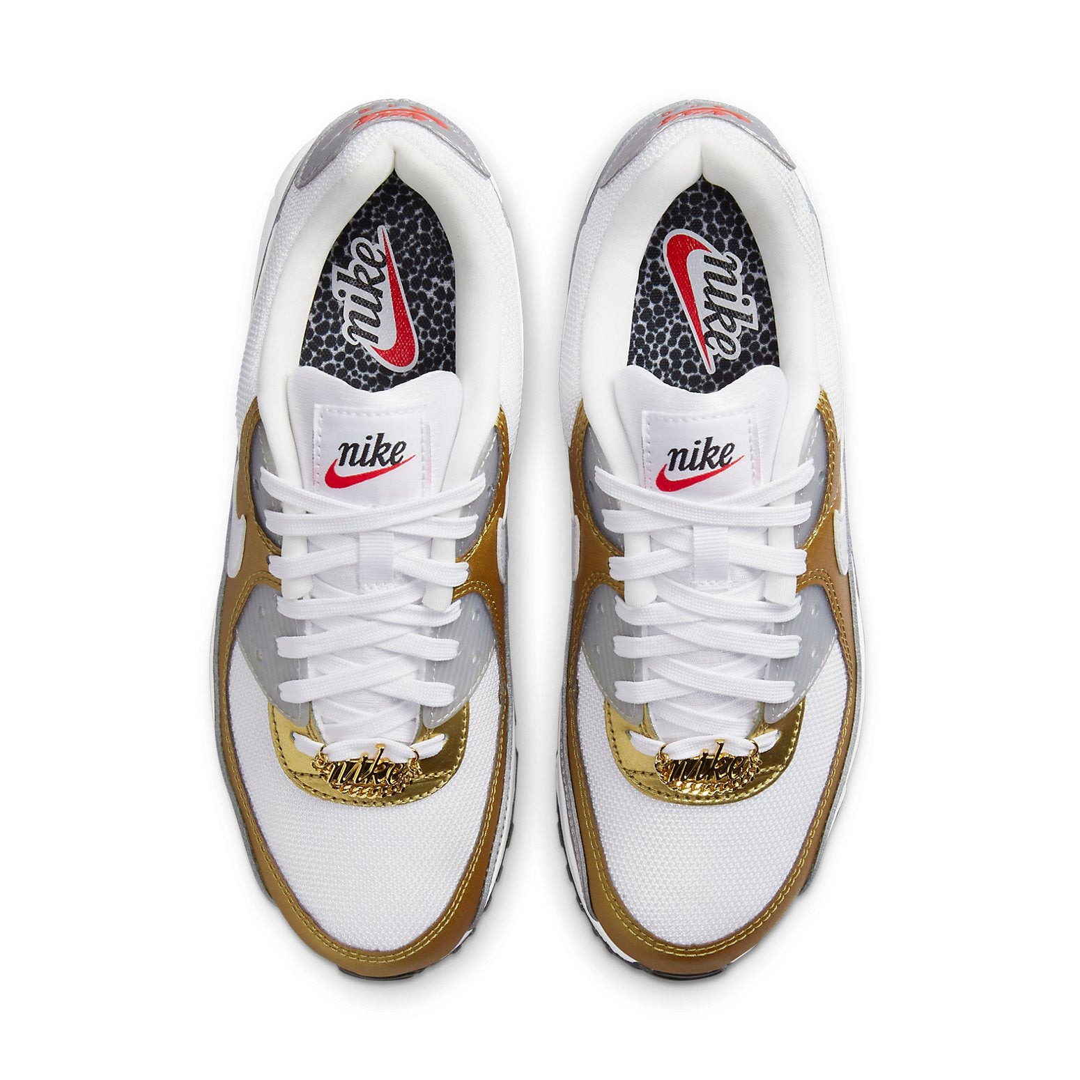 (WMNS) Nike Air Max 90 SE 'Metallic' DJ6208-100 - 4