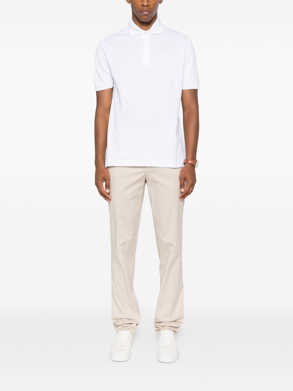 short-sleeved polo shirt - 2