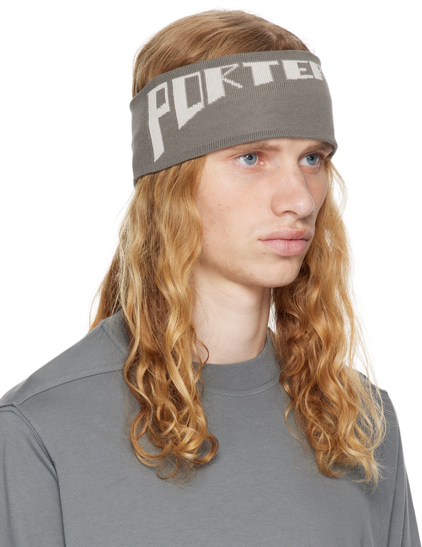 Gray Porterville Cotton Knit Headband - 2