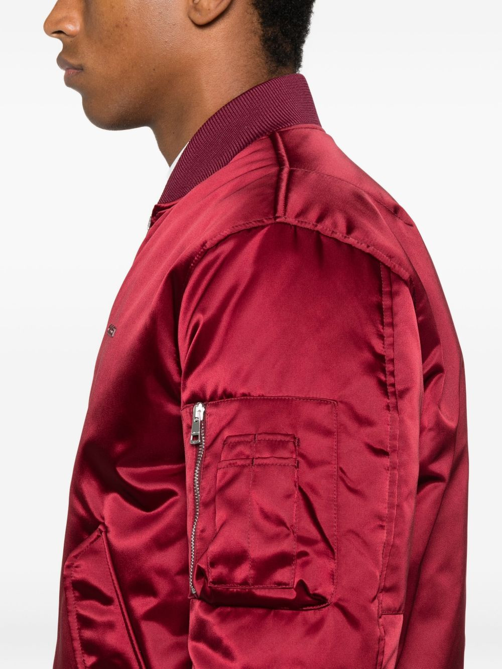 Nylon Bomber Jacket - 3