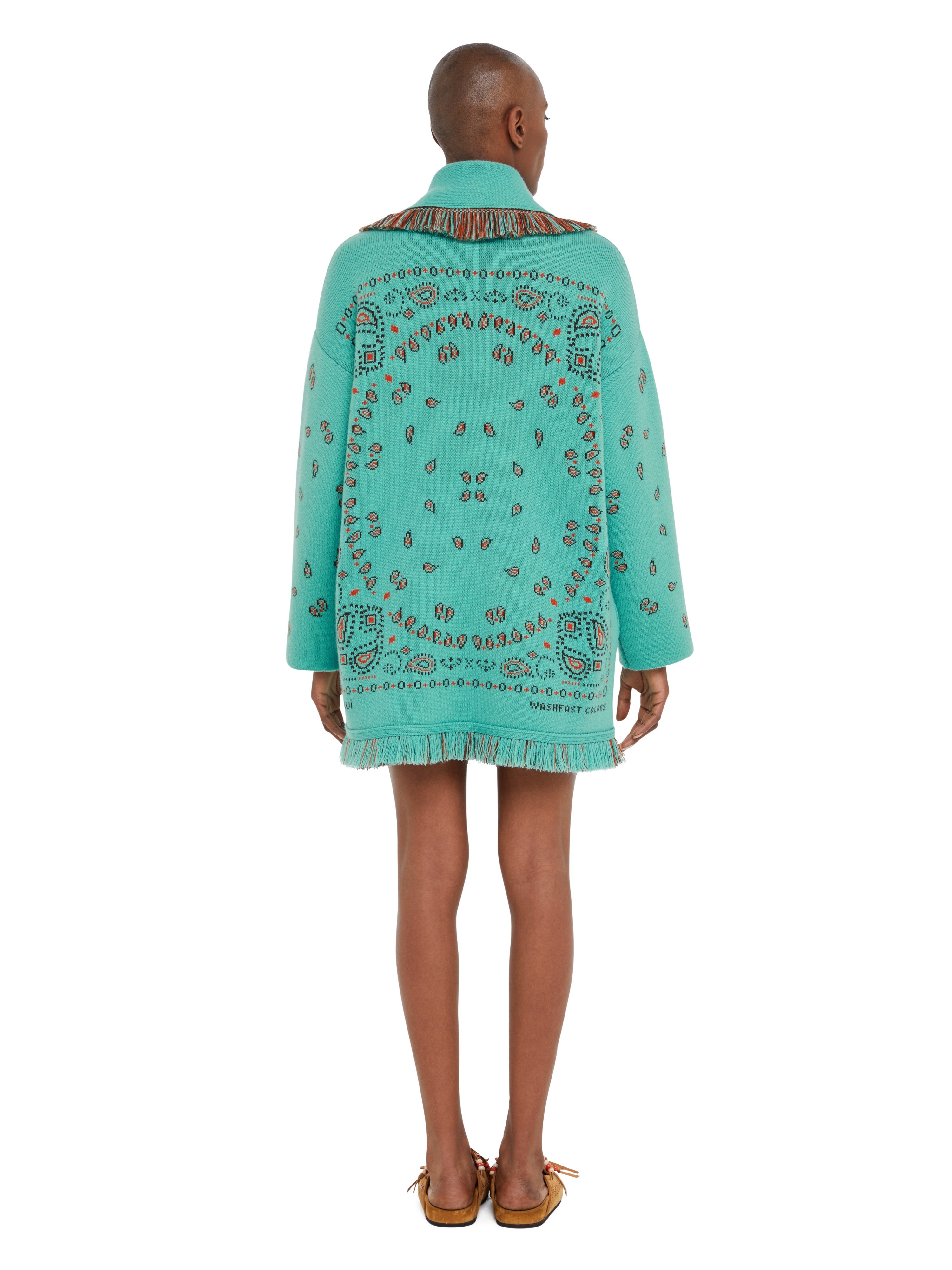 Bandana Jacquard Cardigan - 7