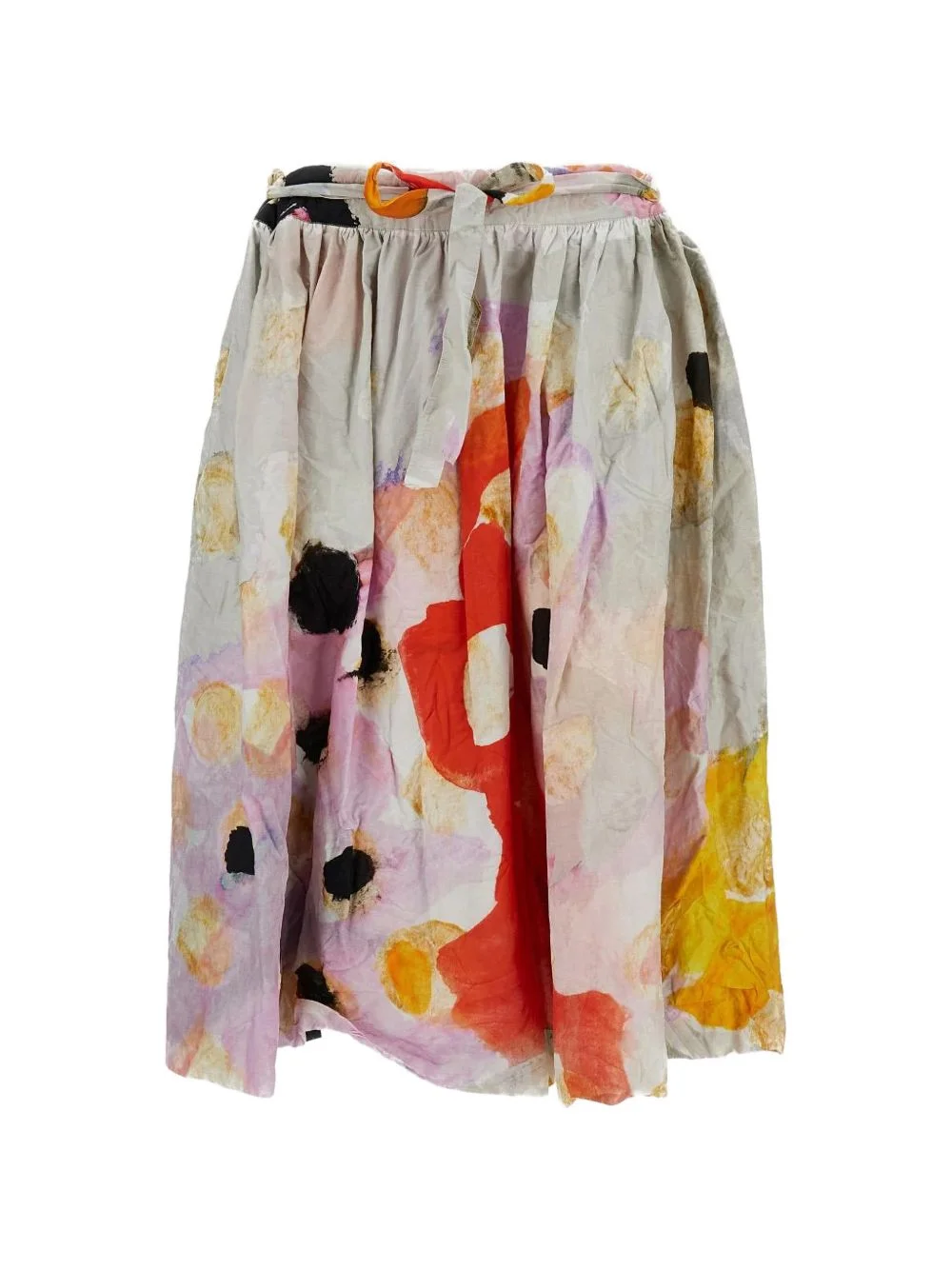 printed midi skirt - 1