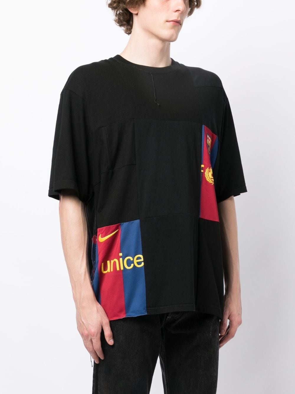 PATCHWORK COTTON T-SHIRT - 5