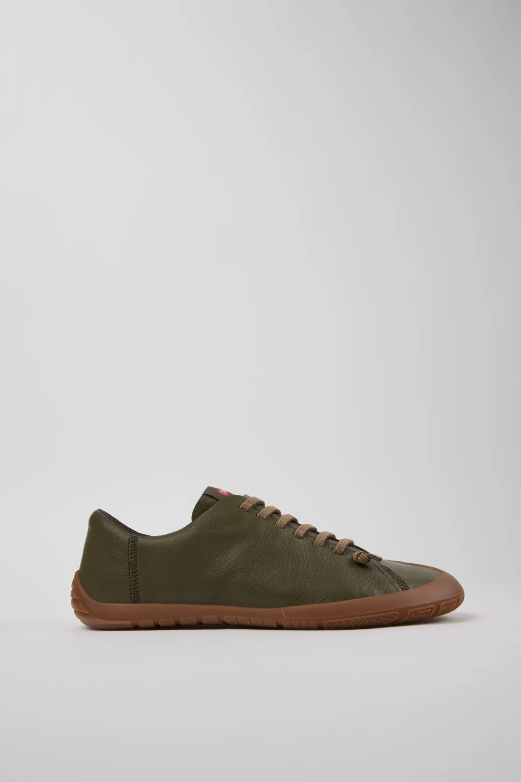Peu Path+ Green Leather Shoes for Men. - 1