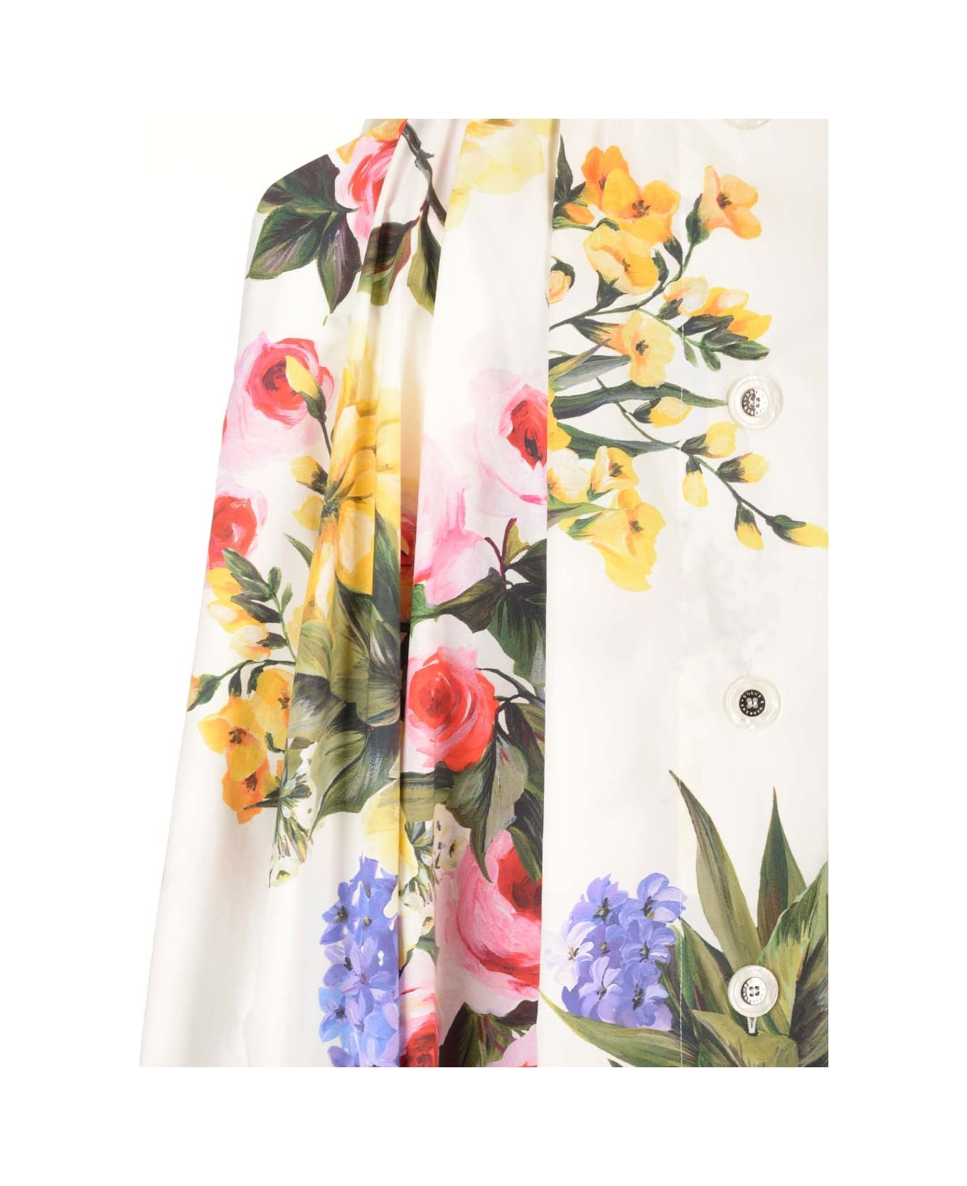 Floral Print Skirt - 4