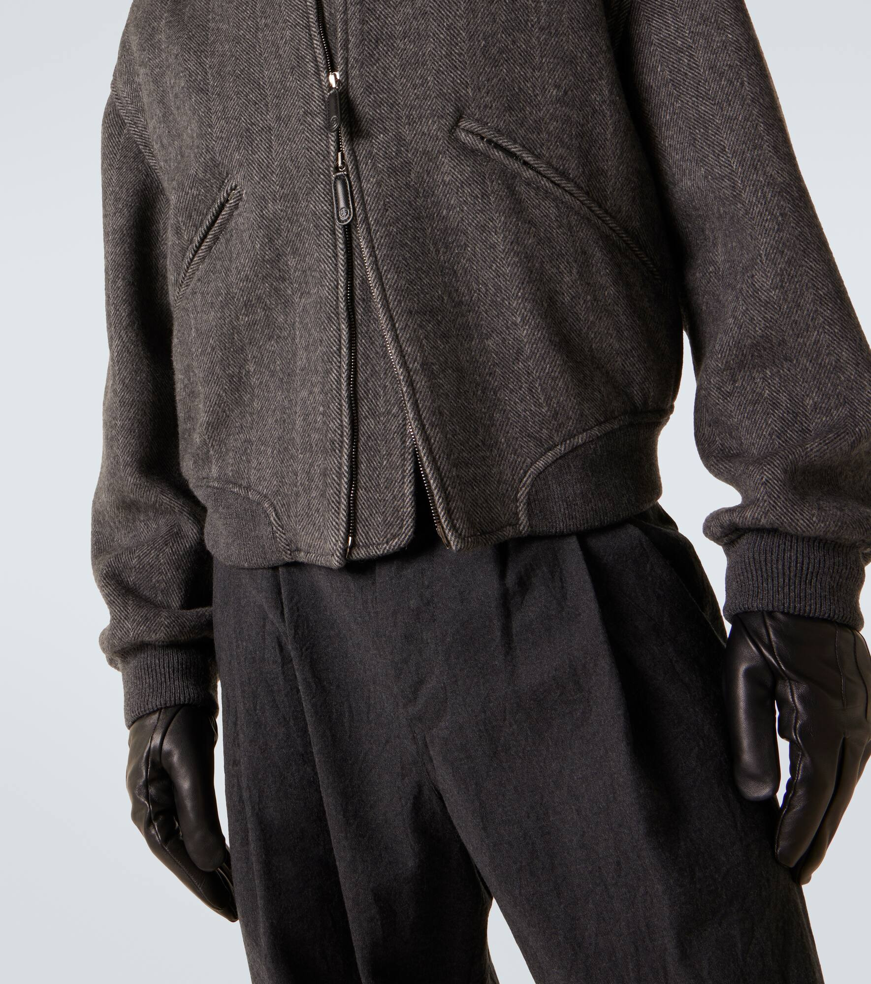 Cashmere bomber jacket - 7