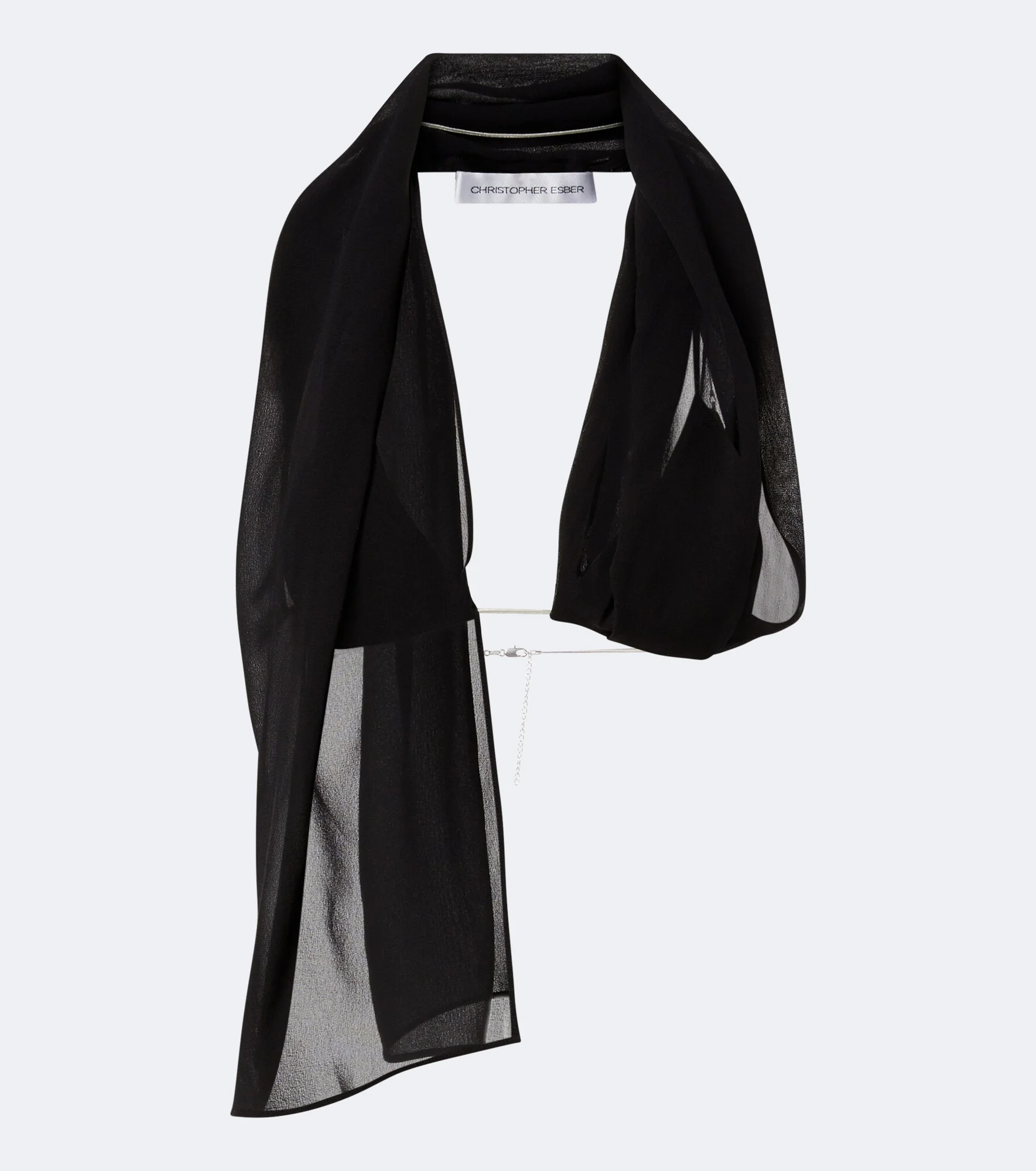 Silk scarf bra top - 1