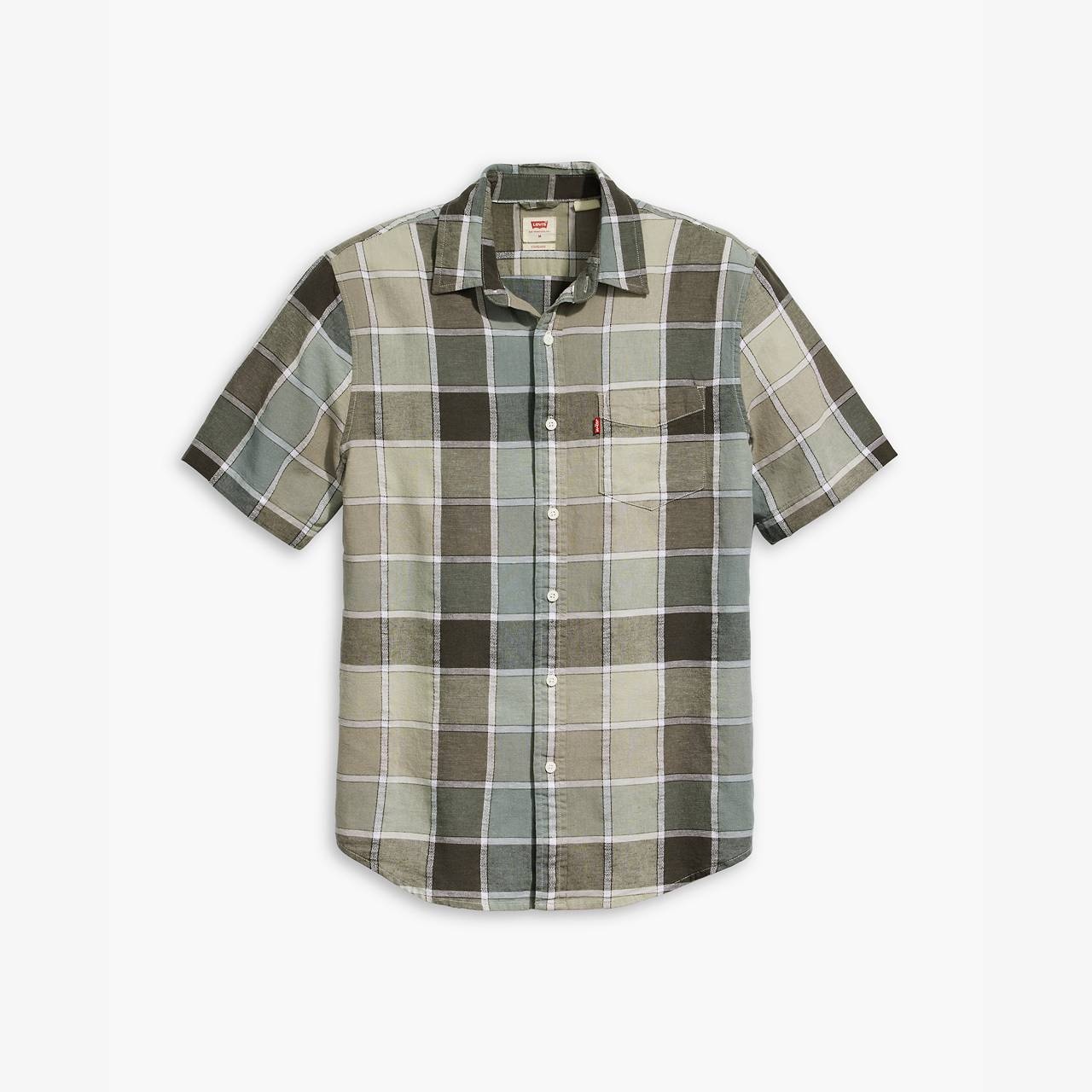 SHORT SLEEVE CLASSIC STANDARD FIT SHIRT - 1