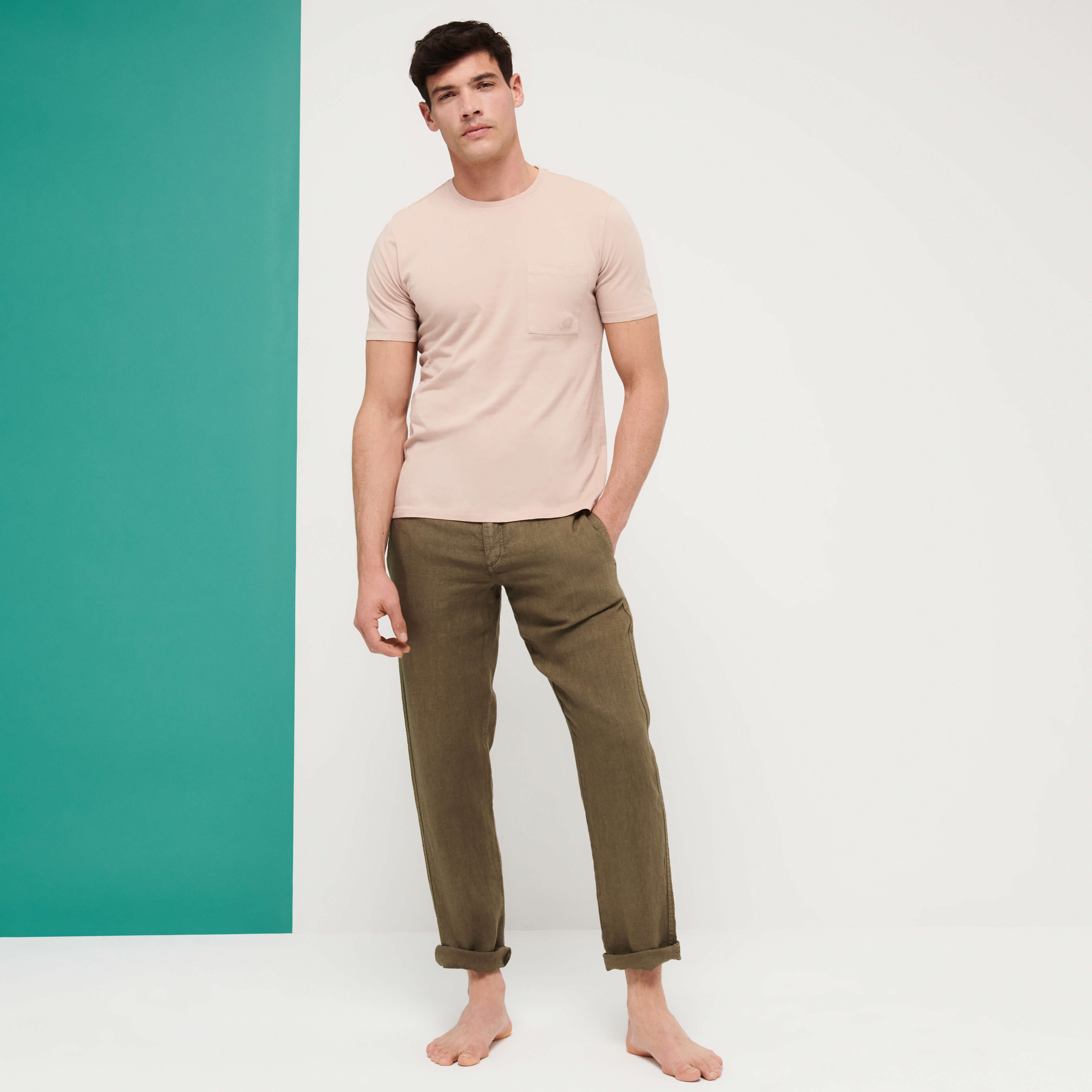 Men Organic T-Shirt Natural Dye - 6