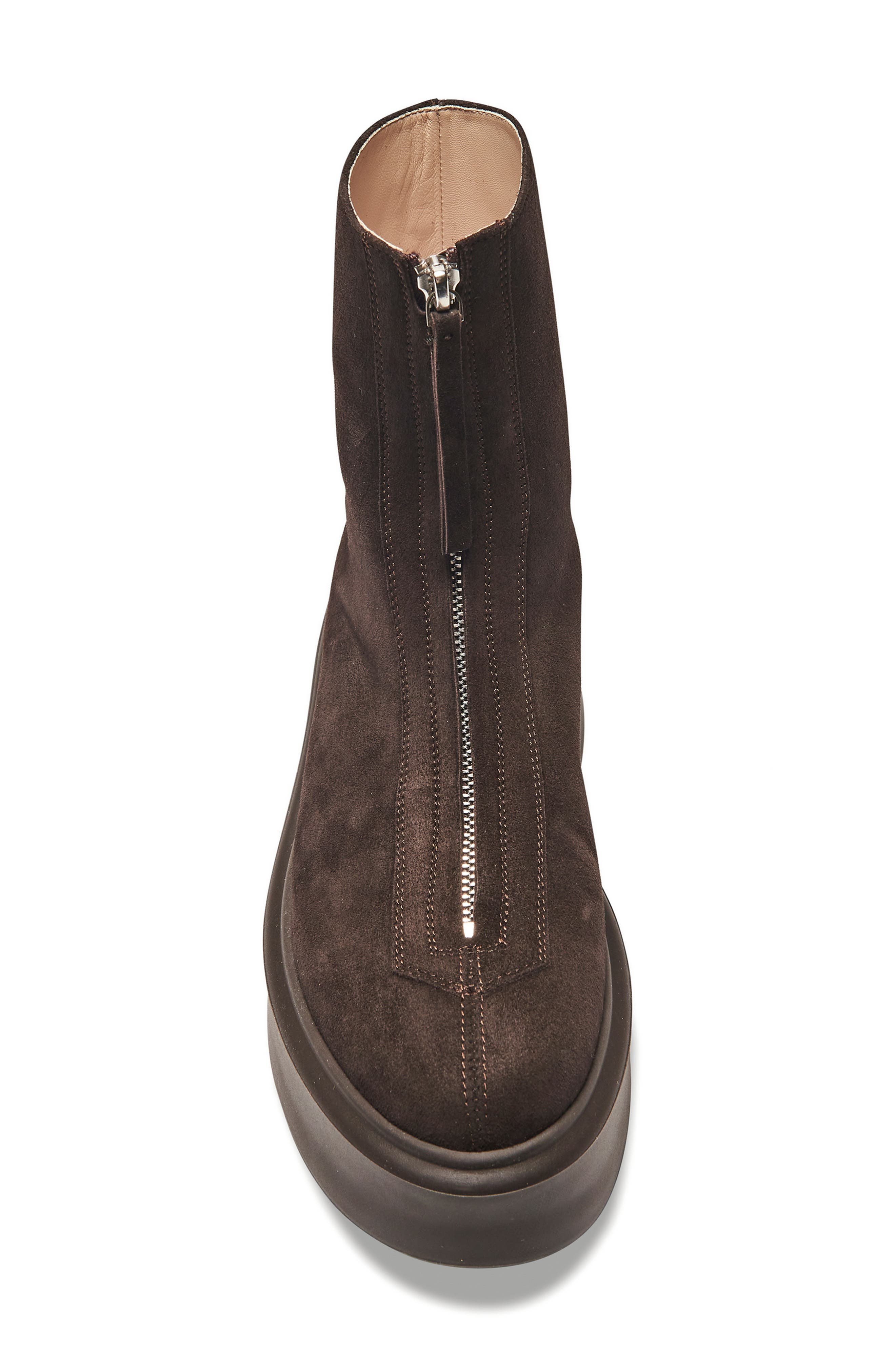 The Row Zip Platform Bootie in Dbr Dark Brown at Nordstrom - 3