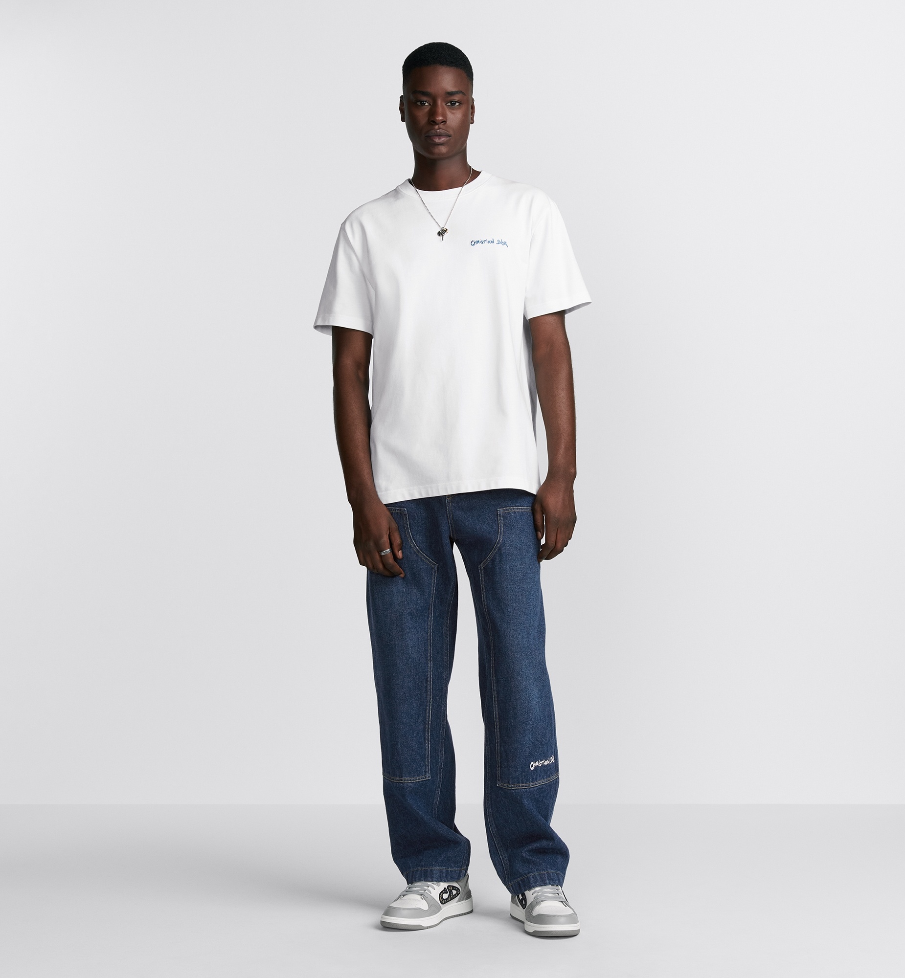 【洗練された一枚】DIOR Christian Tag シグネチャーTシャツ ディオール Dior 47 シグネチャー Tシャツ (Dior/Tシャツ