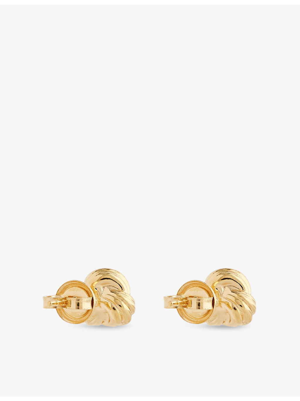 Knot 18ct Yellow Gold-Plated Sterling-Silver Stud Earrings - 4