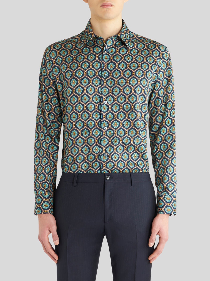 MACRO TIE PRINT SHIRT - 2