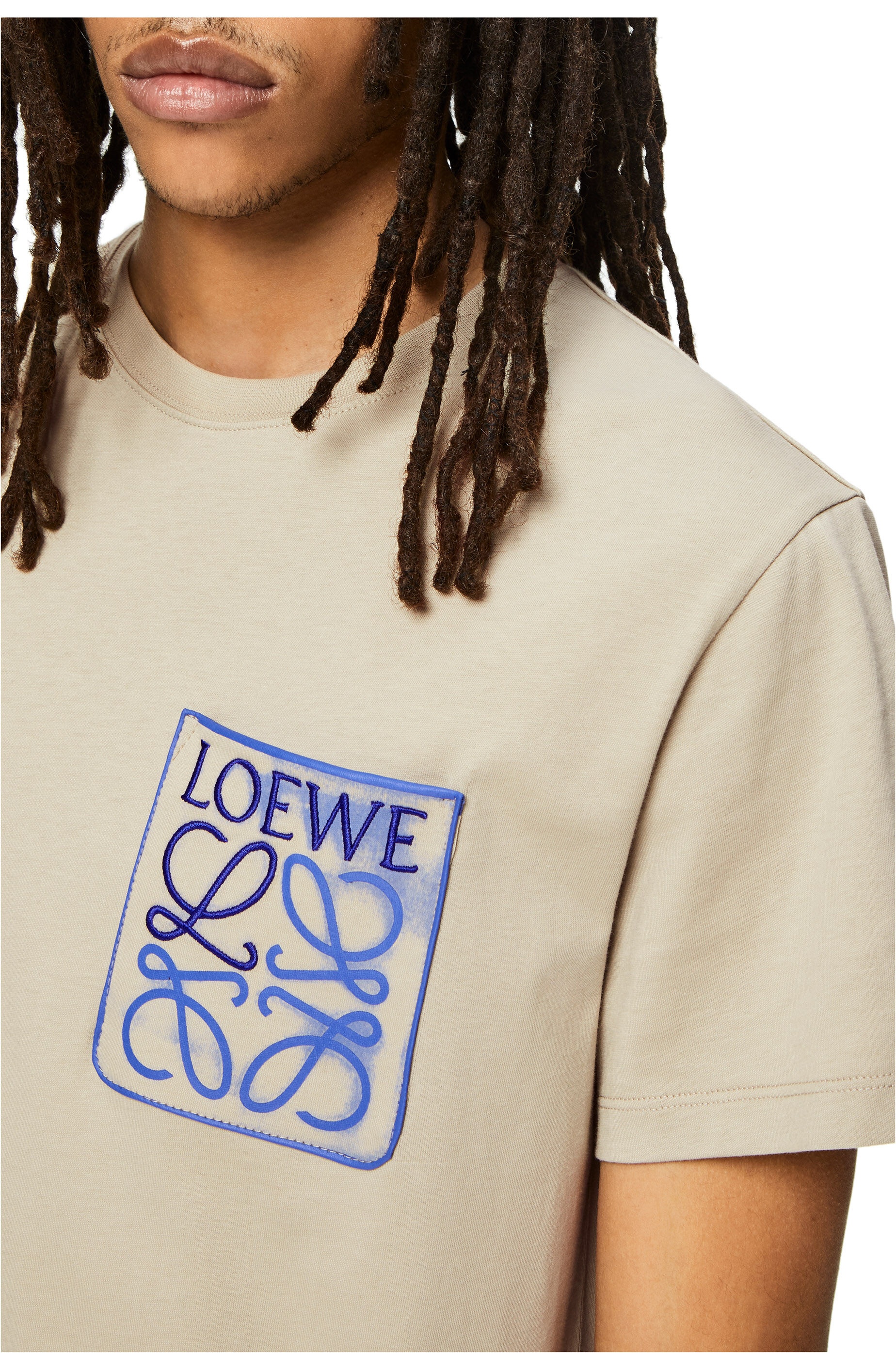 Anagram fake pocket T-shirt in cotton - 5