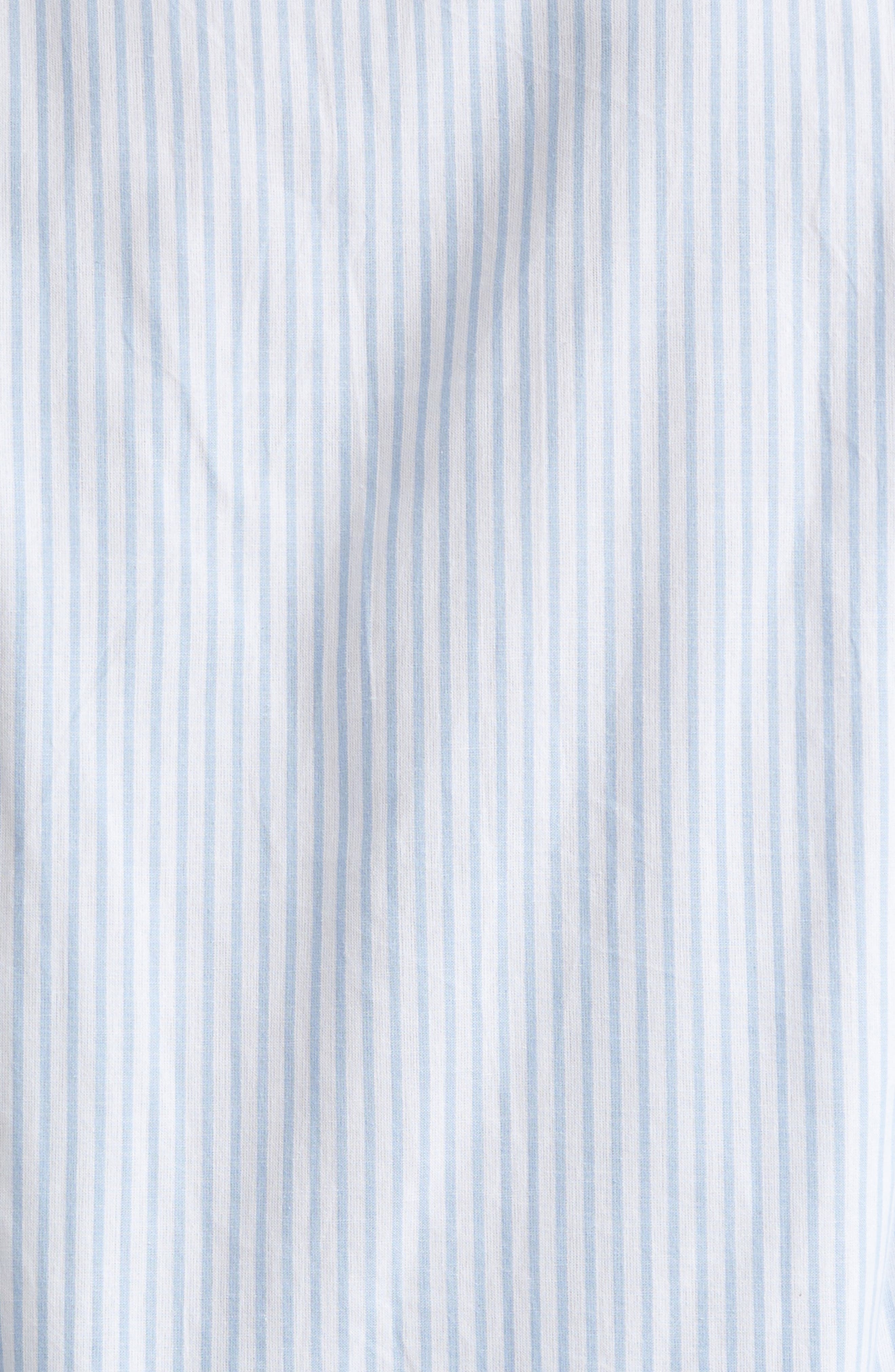 Thom Browne Armband Stripe Cotton Button-Down Shirt in Light Blue at Nordstrom - 6