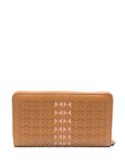 Serapian Mosaico-weaving leather wallet outlook