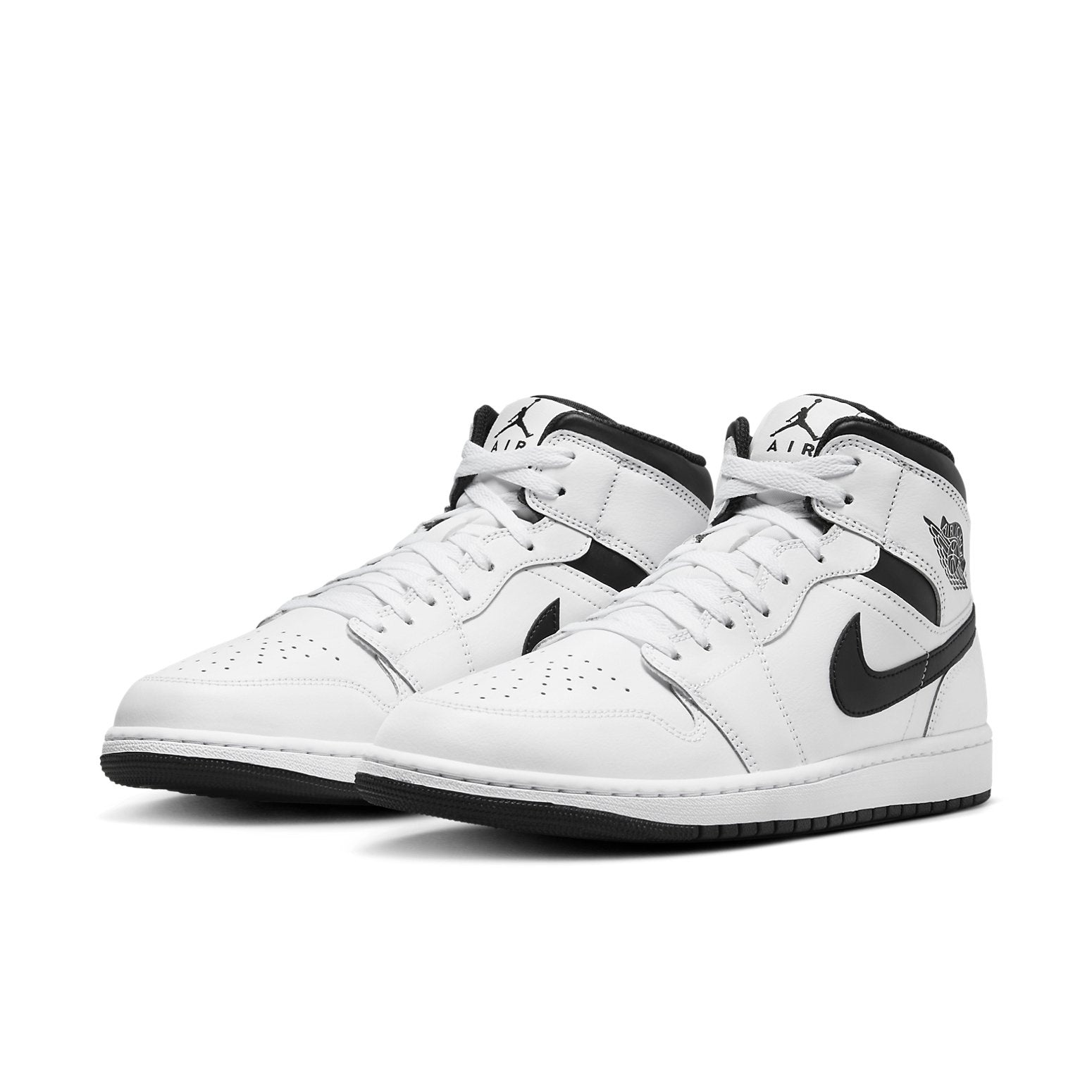 Air Jordan 1 Mid 'White Black' DQ8426-132 - 4