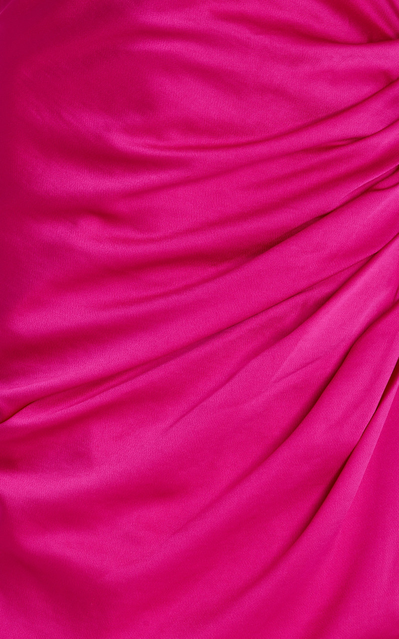 Hansel Classic Woven Satin Midi Dress pink 5