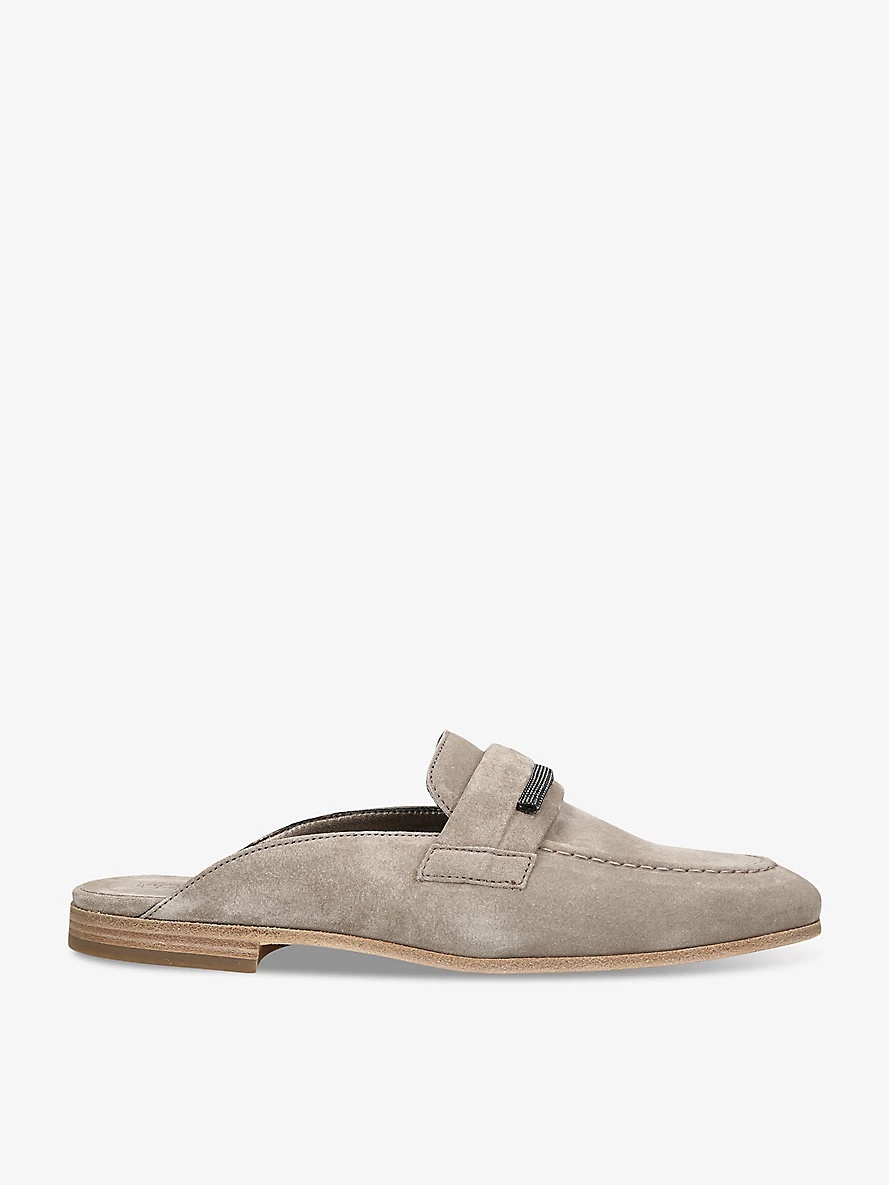 Backless penny loafers clearance