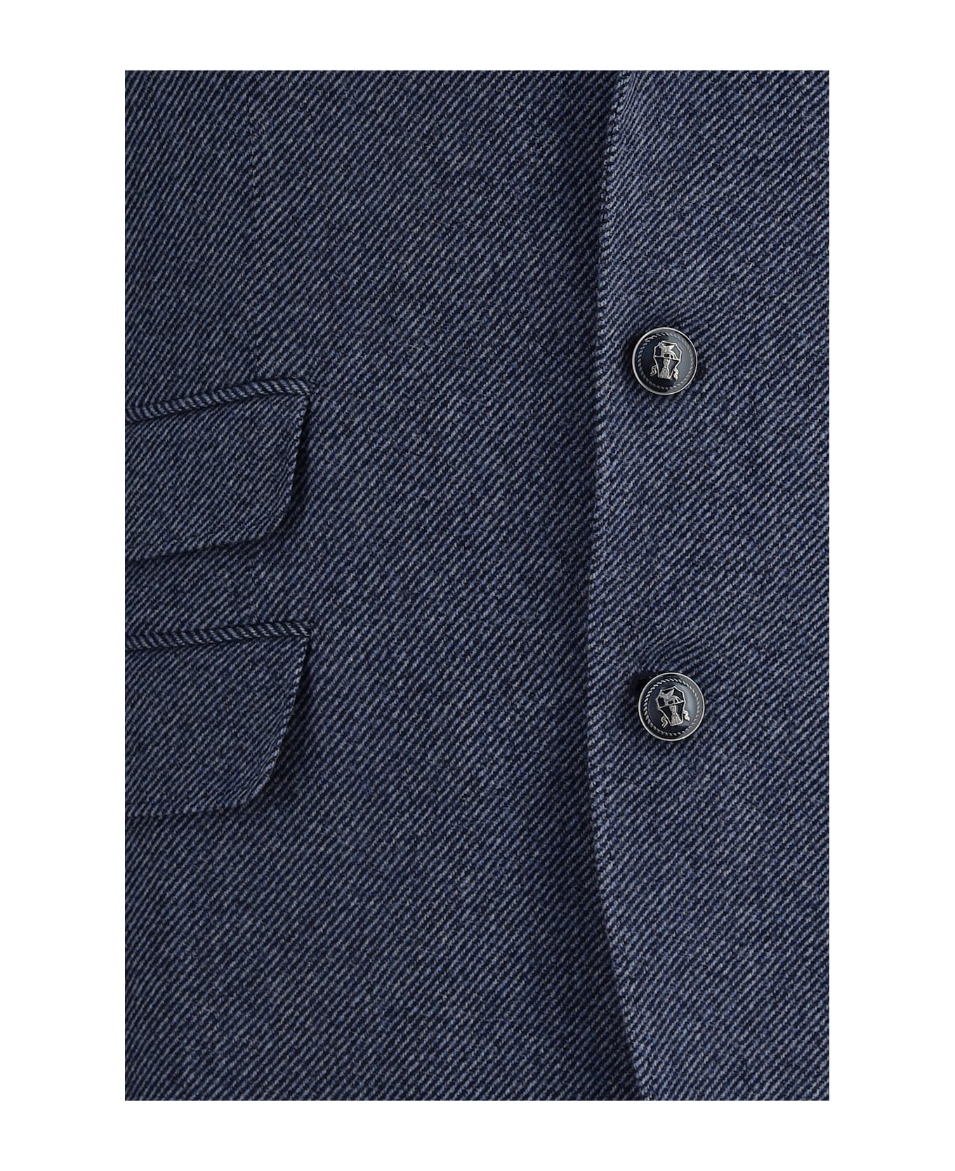 Wool Blazer Jacket - 3