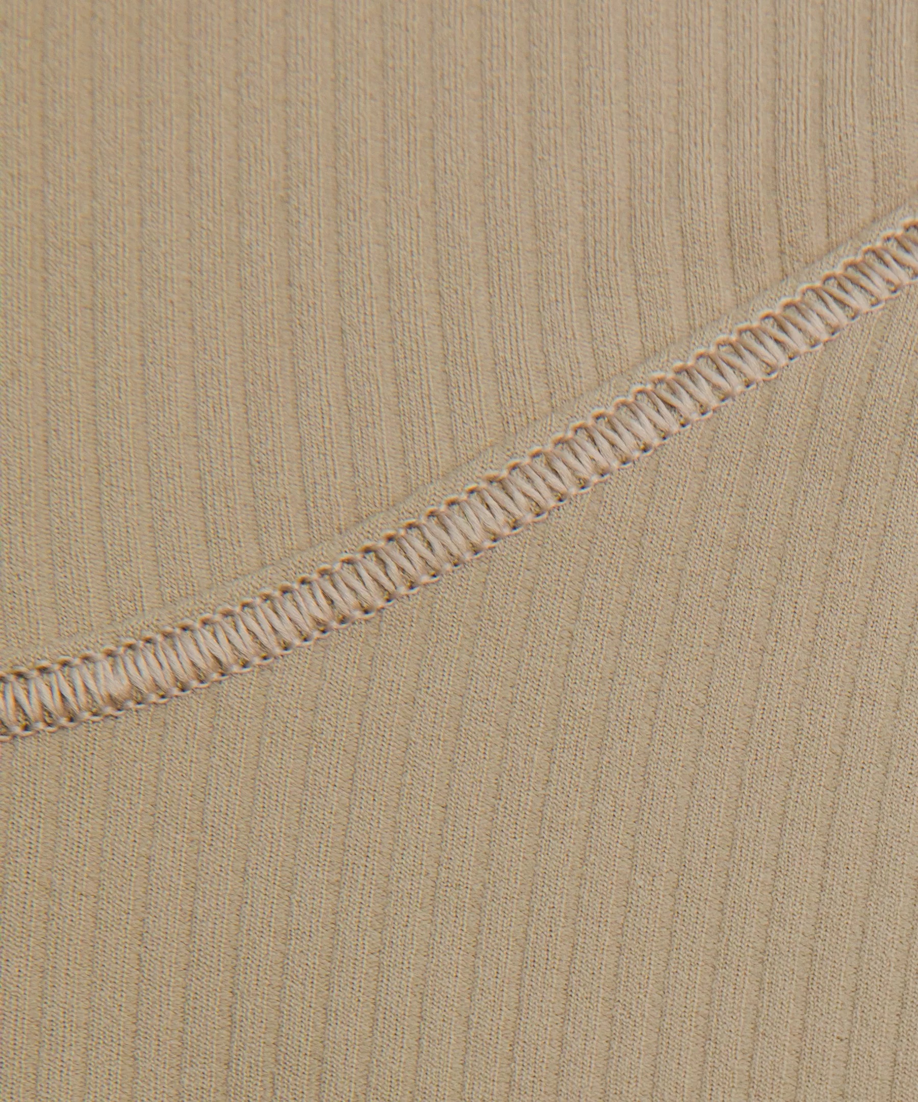 All Aligned Ribbed Long-Sleeve Henley Dress - 6