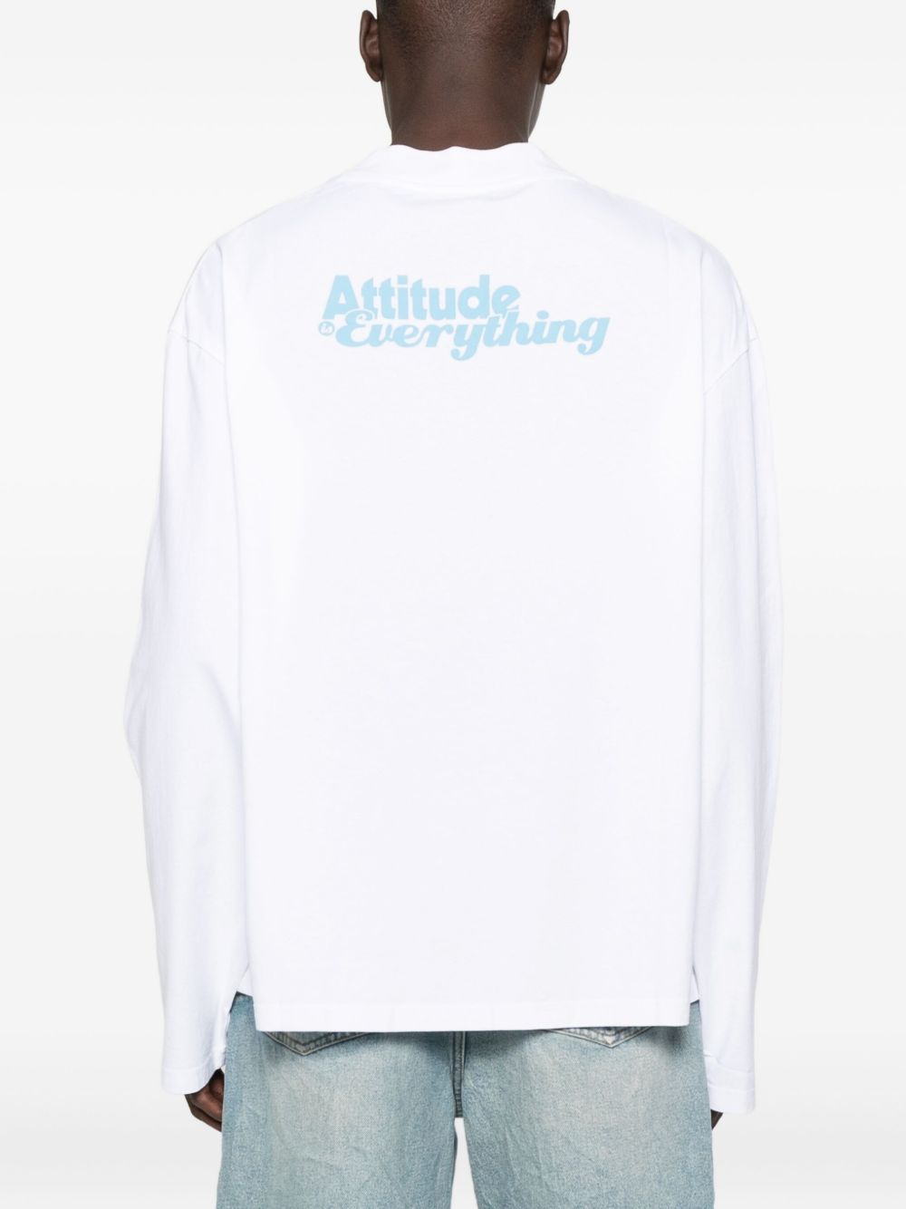graphic-print long-sleeve T-shirt - 3