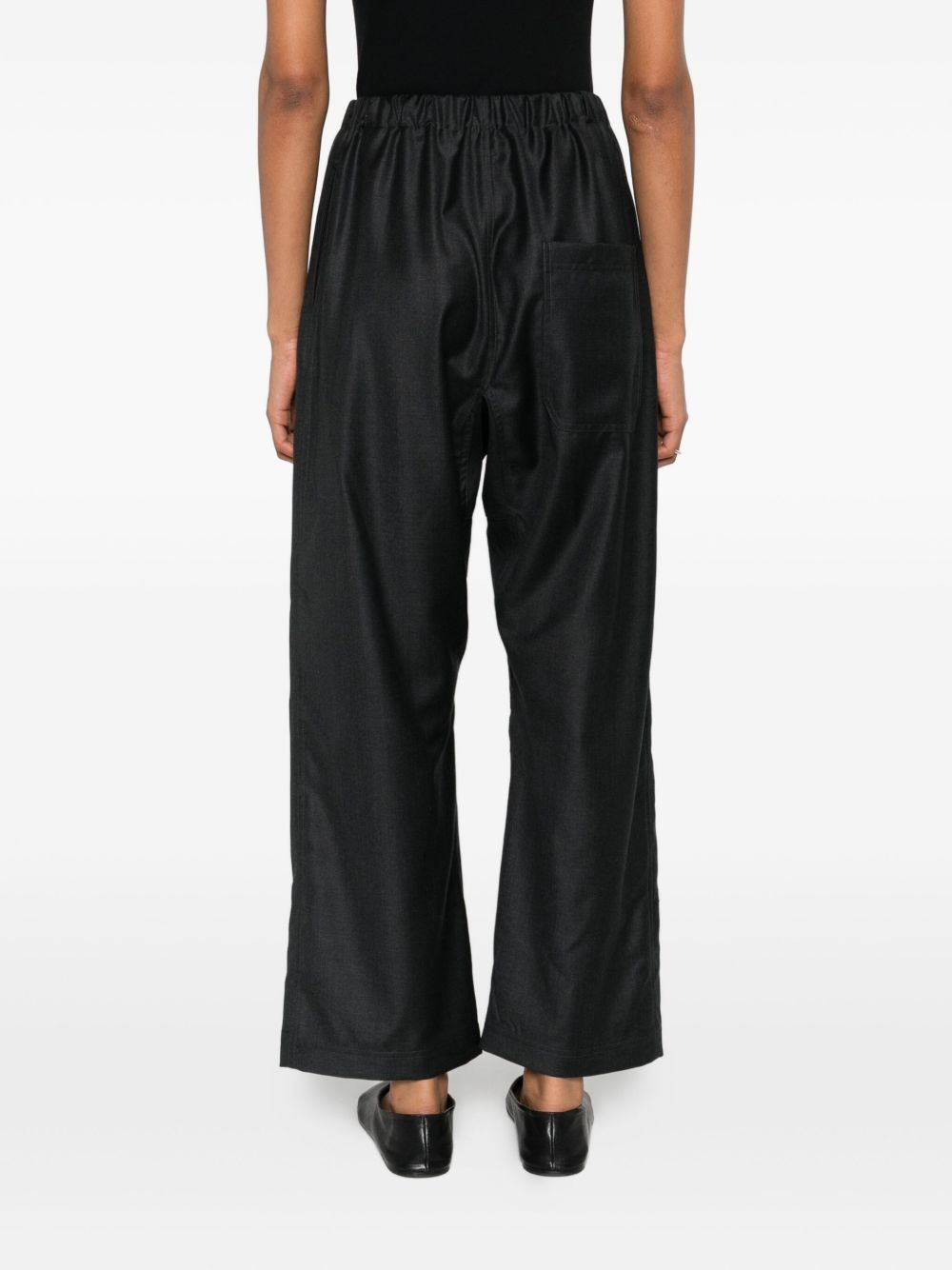 elastic-waist trousers - 4