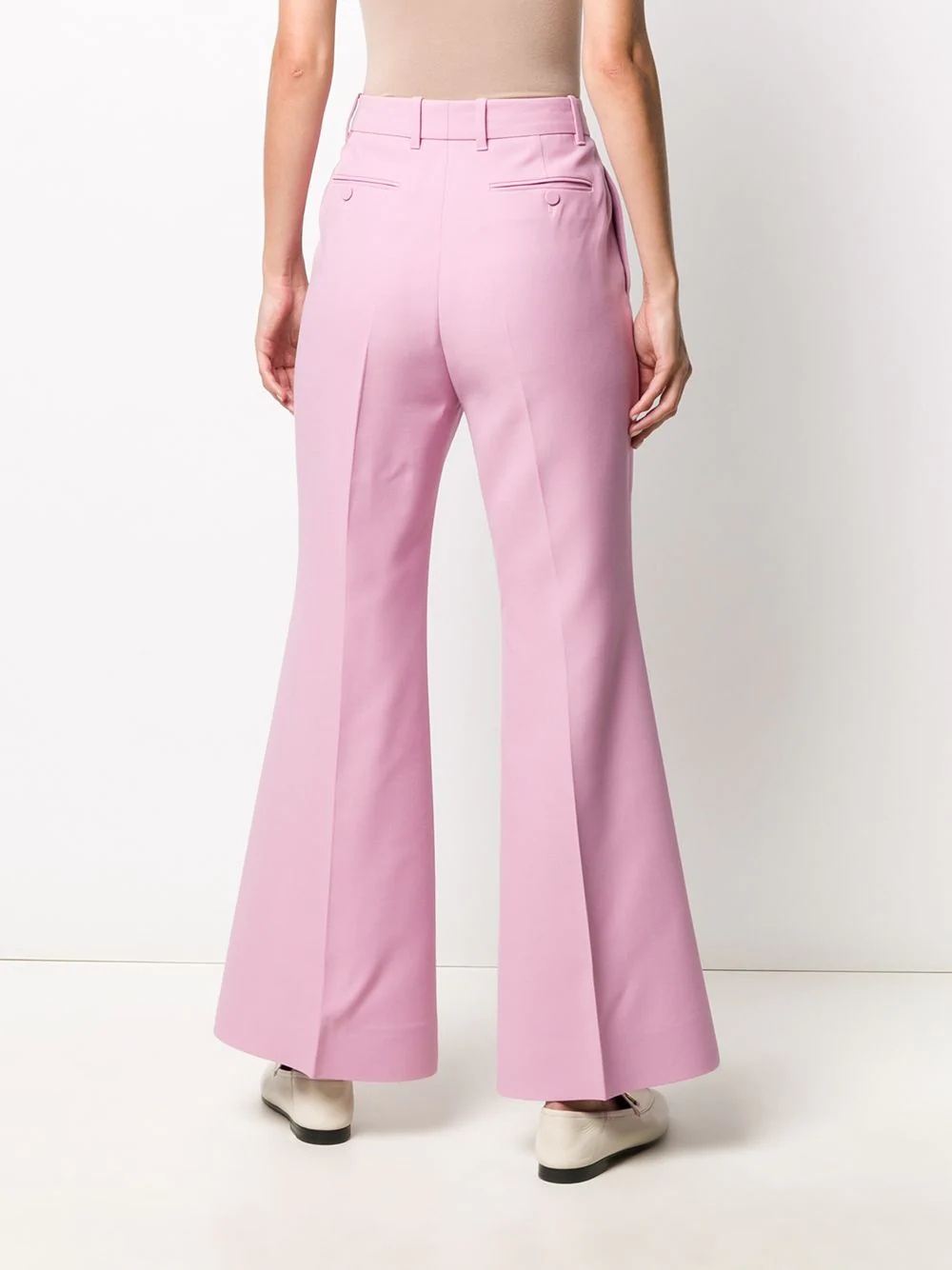 flared tailored trousers - 4