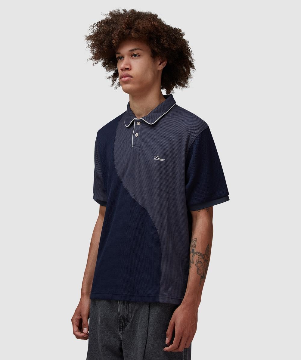 Waffle polo t-shirt - 2