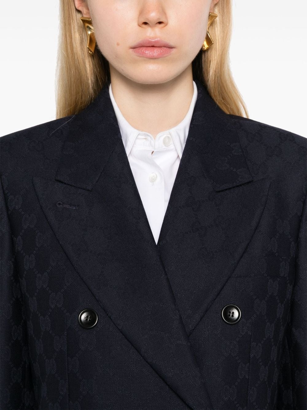 GG wool blazer - 5