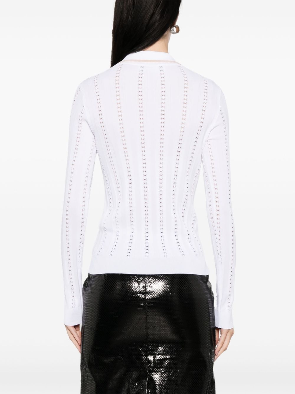 fine-ribbed shirt - 4