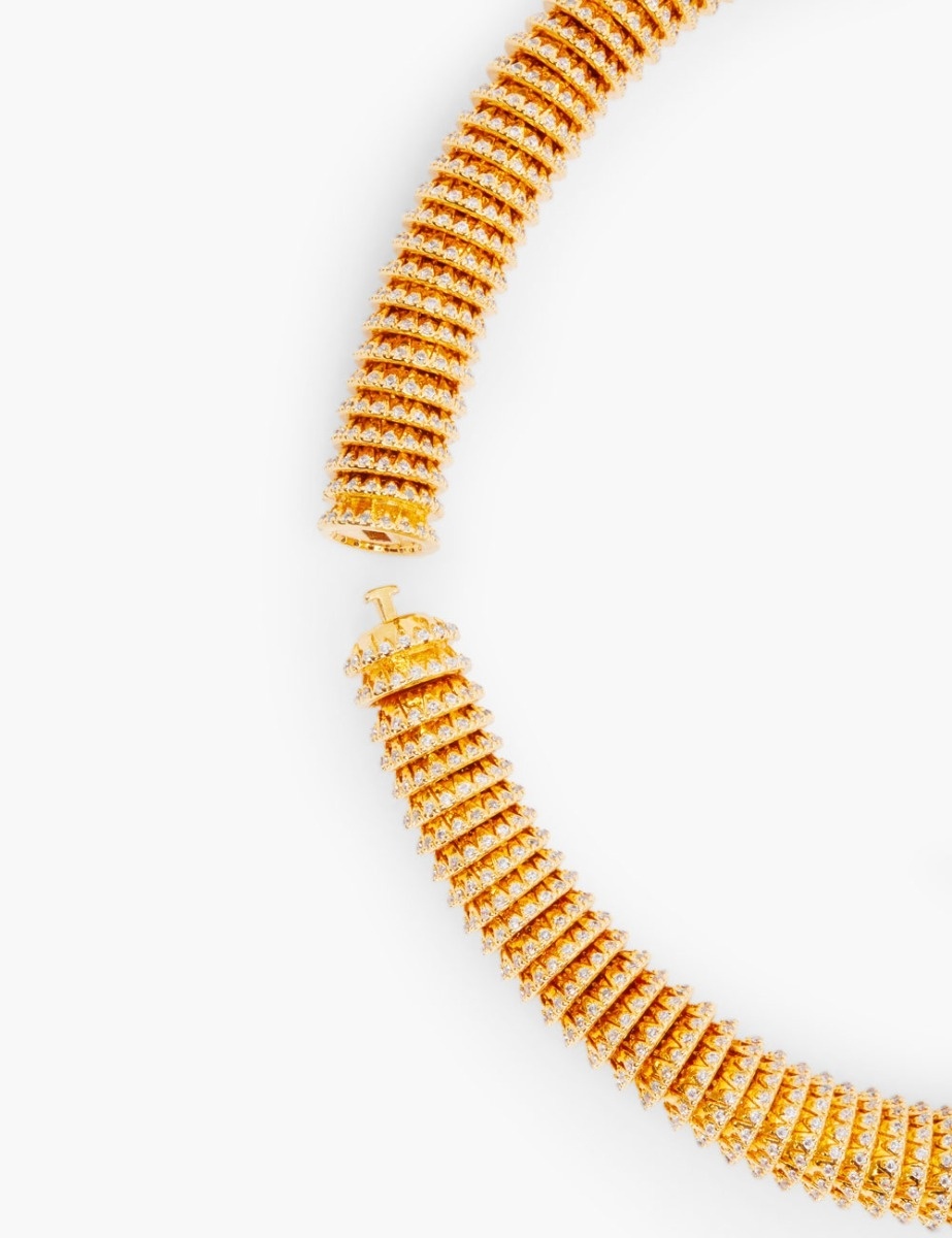 CONE PAVE NECKLACE - 3