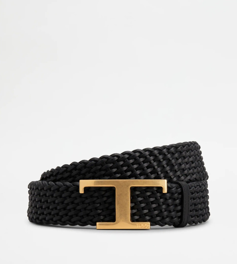 TIMELESS BELT IN LEATHER - BLACK 1
