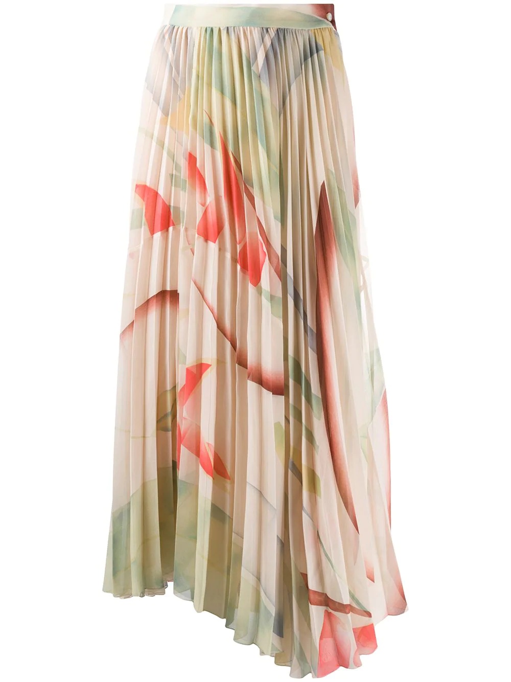 pleated maxi skirt - 1