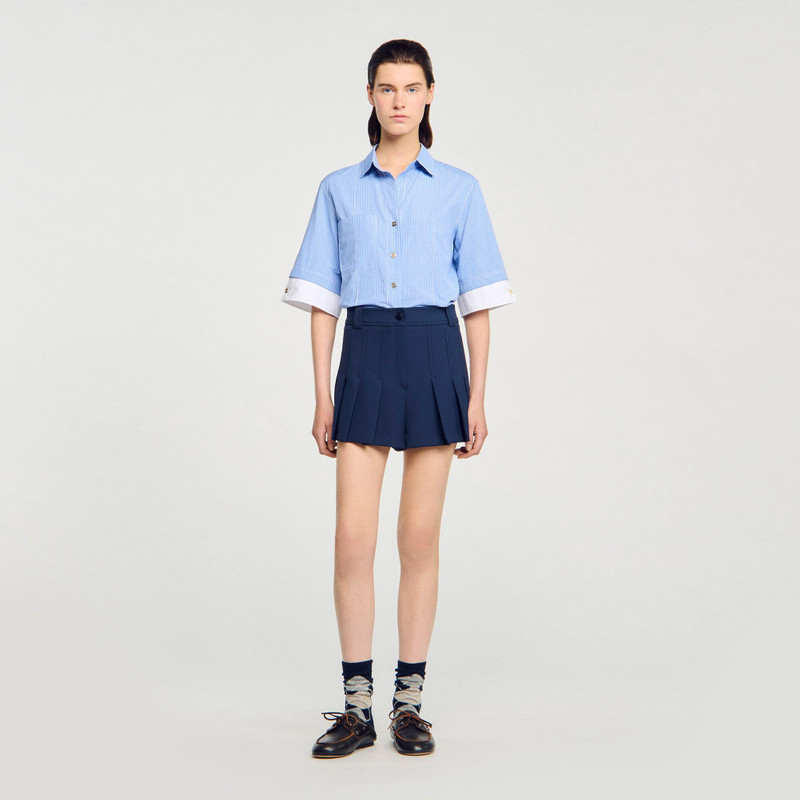 Sandro TAILORED PLEATED SHORTS outlook