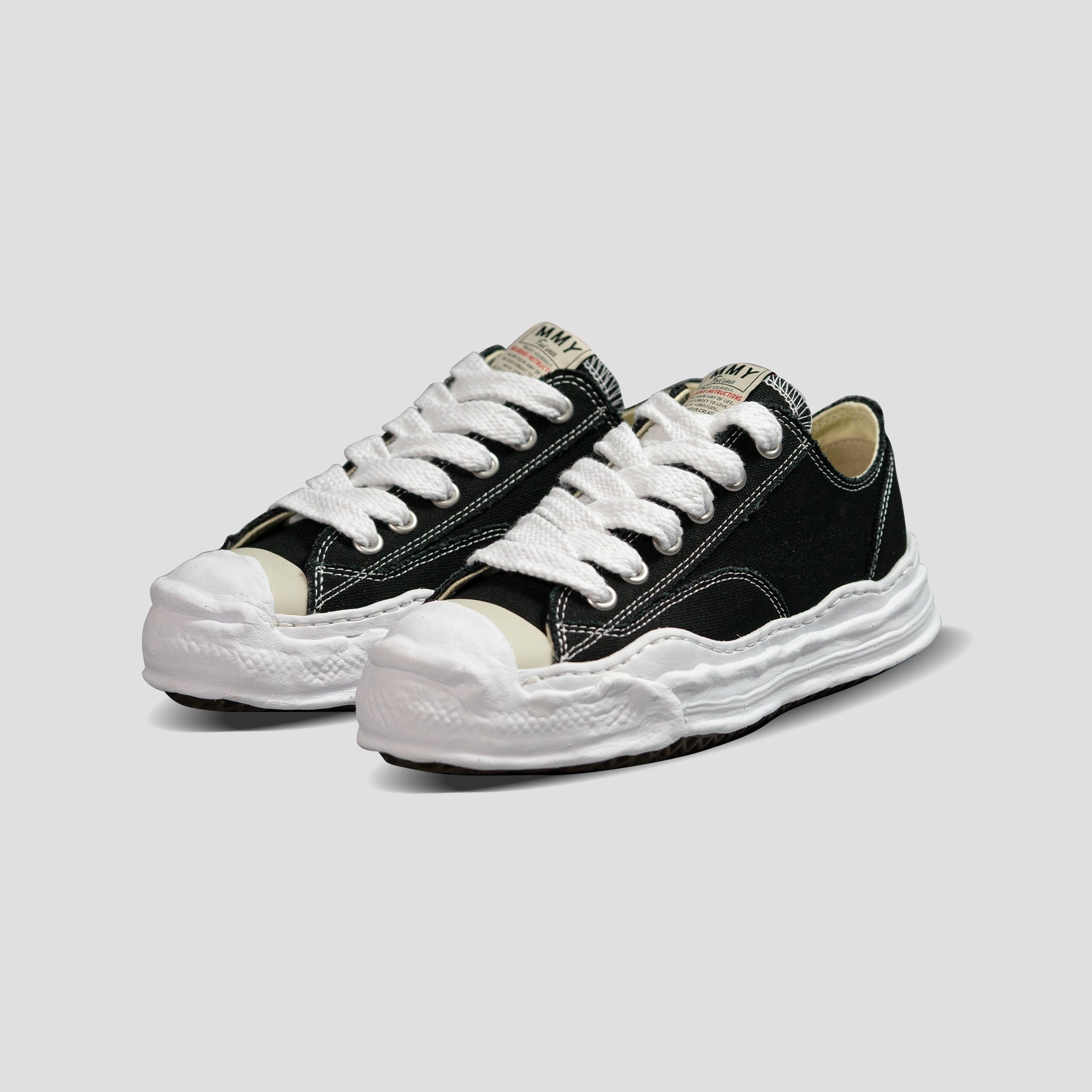 HANK OG SOLE CANVAS LOW TOP SNEAKERS - 3