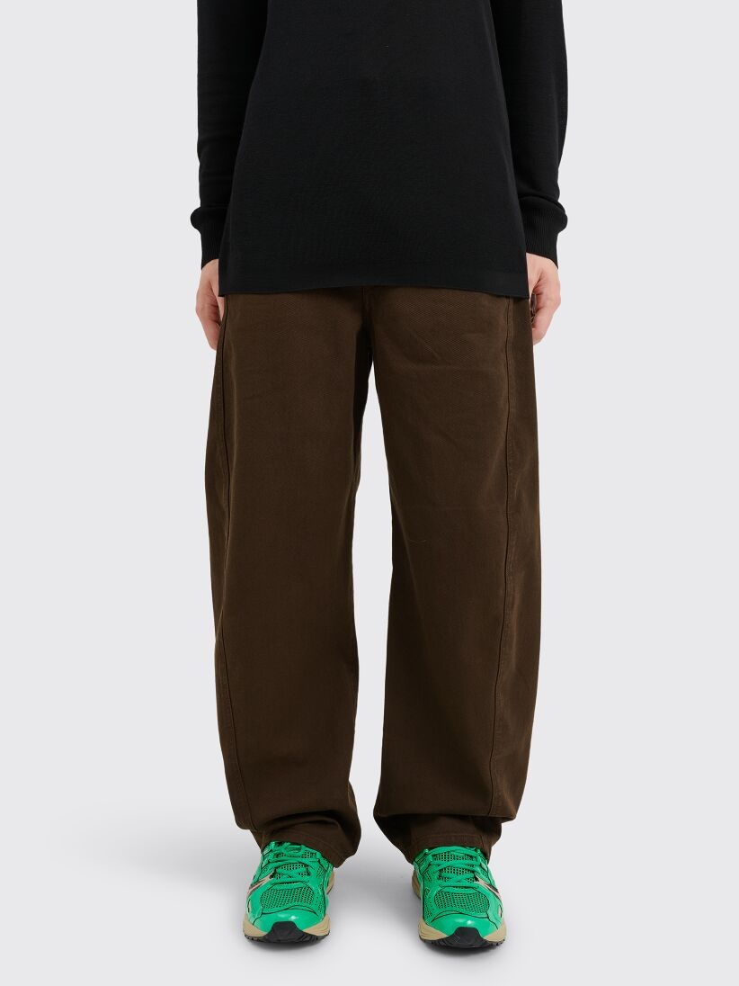 Lemaire LEMAIRE TWISTED BELTED PANTS ESPRESSO | tresbien Lemaire LEMAIRE TWISTED BELTED PANTS ESPRESSO | tresbien