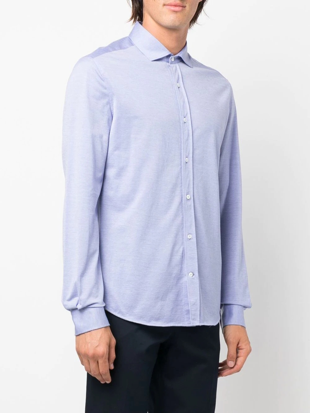 long-sleeve buttoned shirt - 3