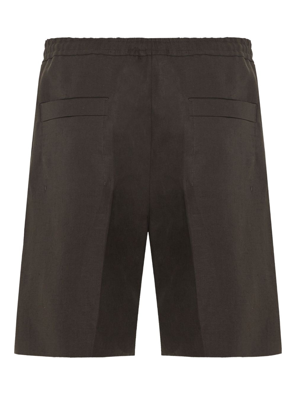 elasticated-waist tailored shorts - 2