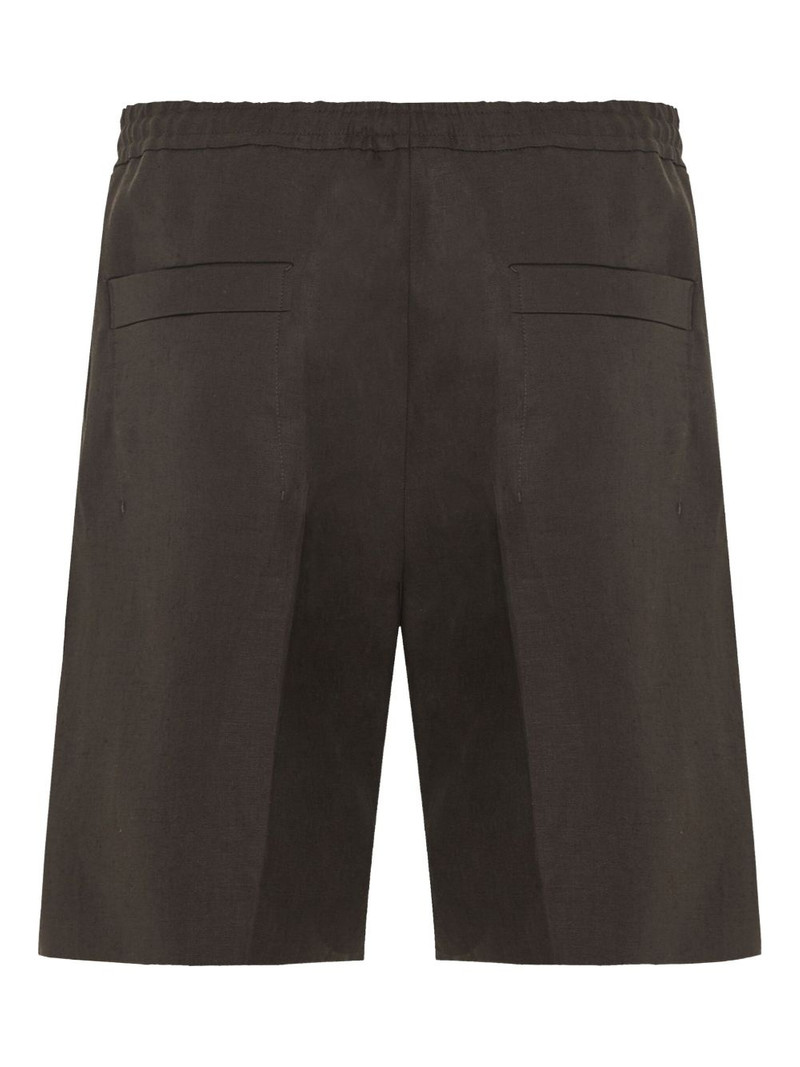ZEGNA elasticated-waist tailored shorts outlook