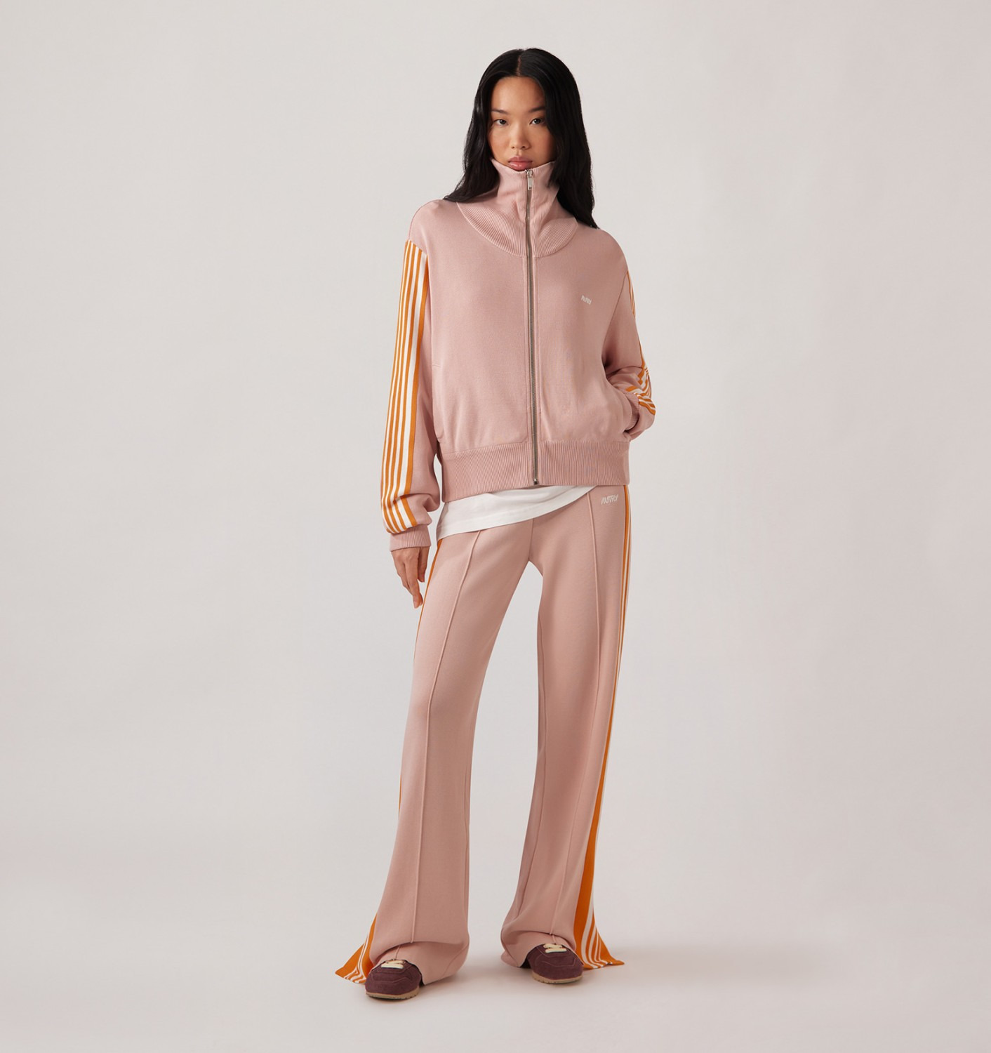 KNITTED TENNIS VISCOSE JOGGERS WOMAN - 2