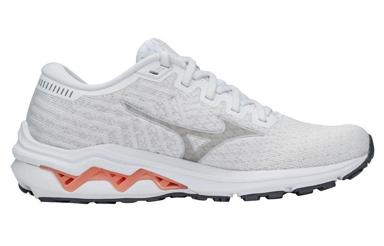 (WMNS) Mizuno Wave Inspire 17 Waveknit 'White Papaya' J1GD211333 - 2