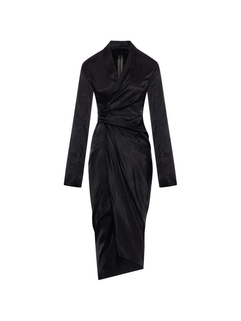 draped-tie dress 1