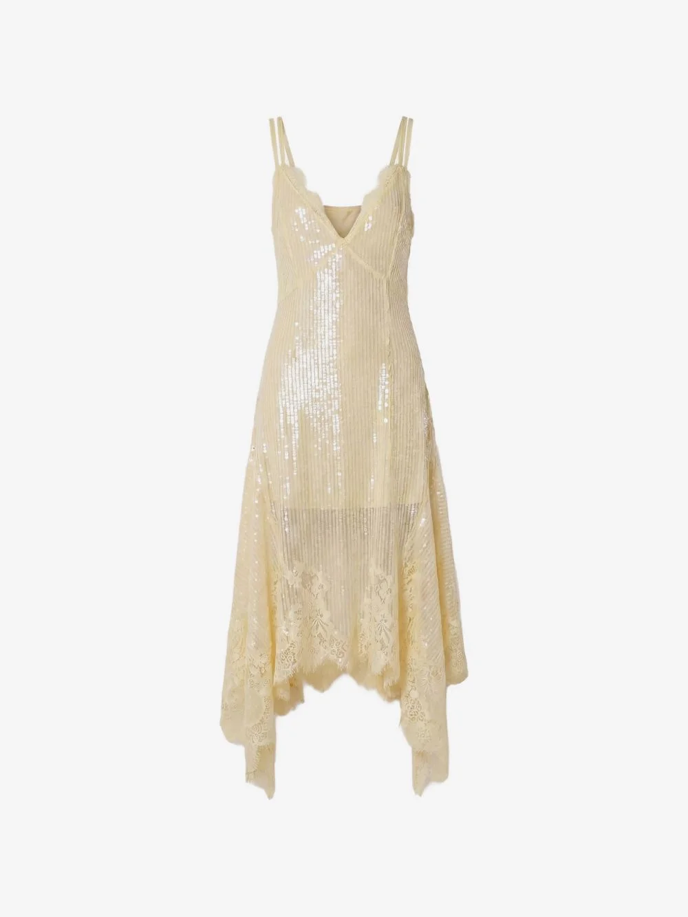 sequin-embellished midi dress - 1