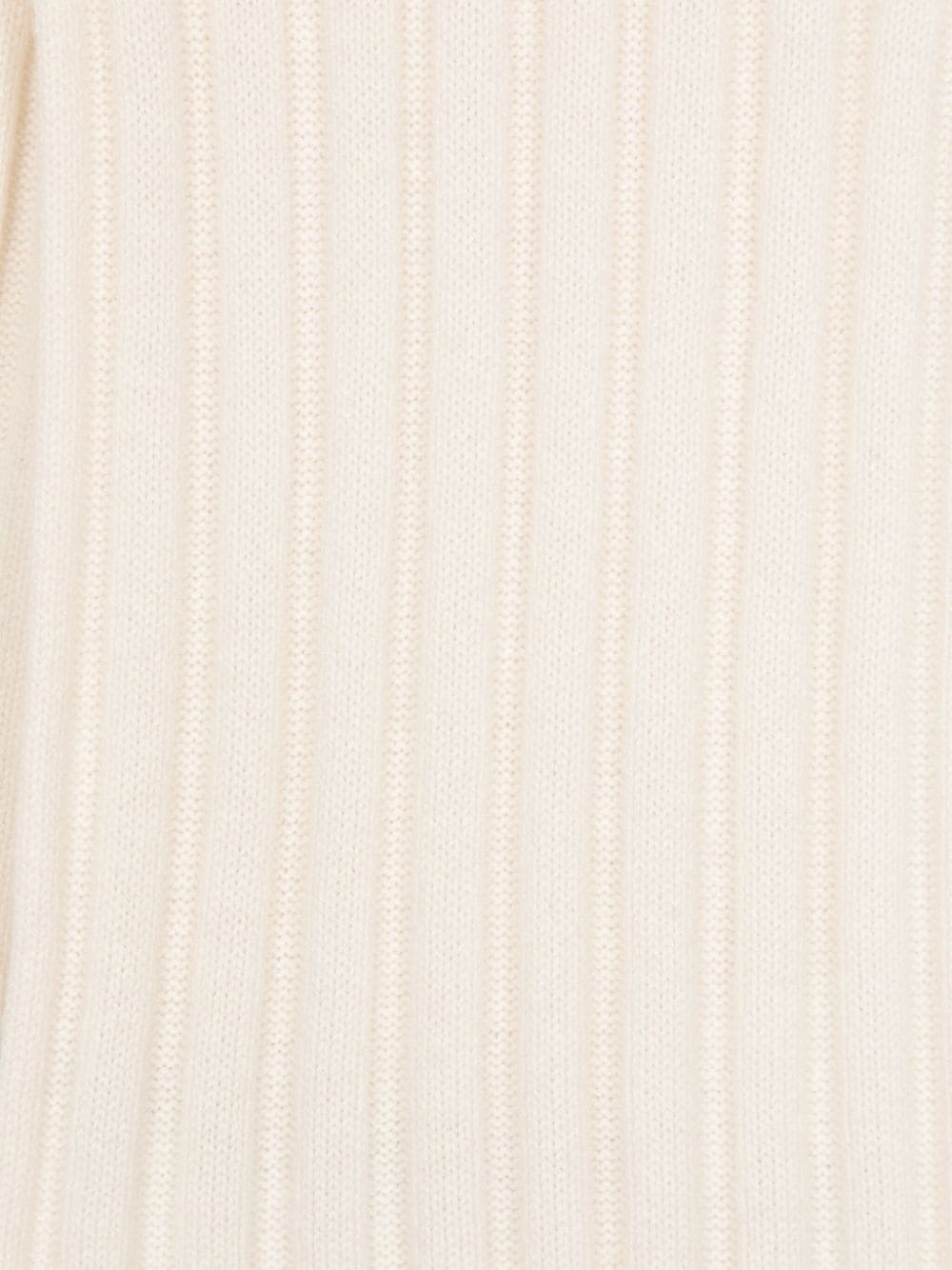 wide-ribbed cashmere scarf - 2