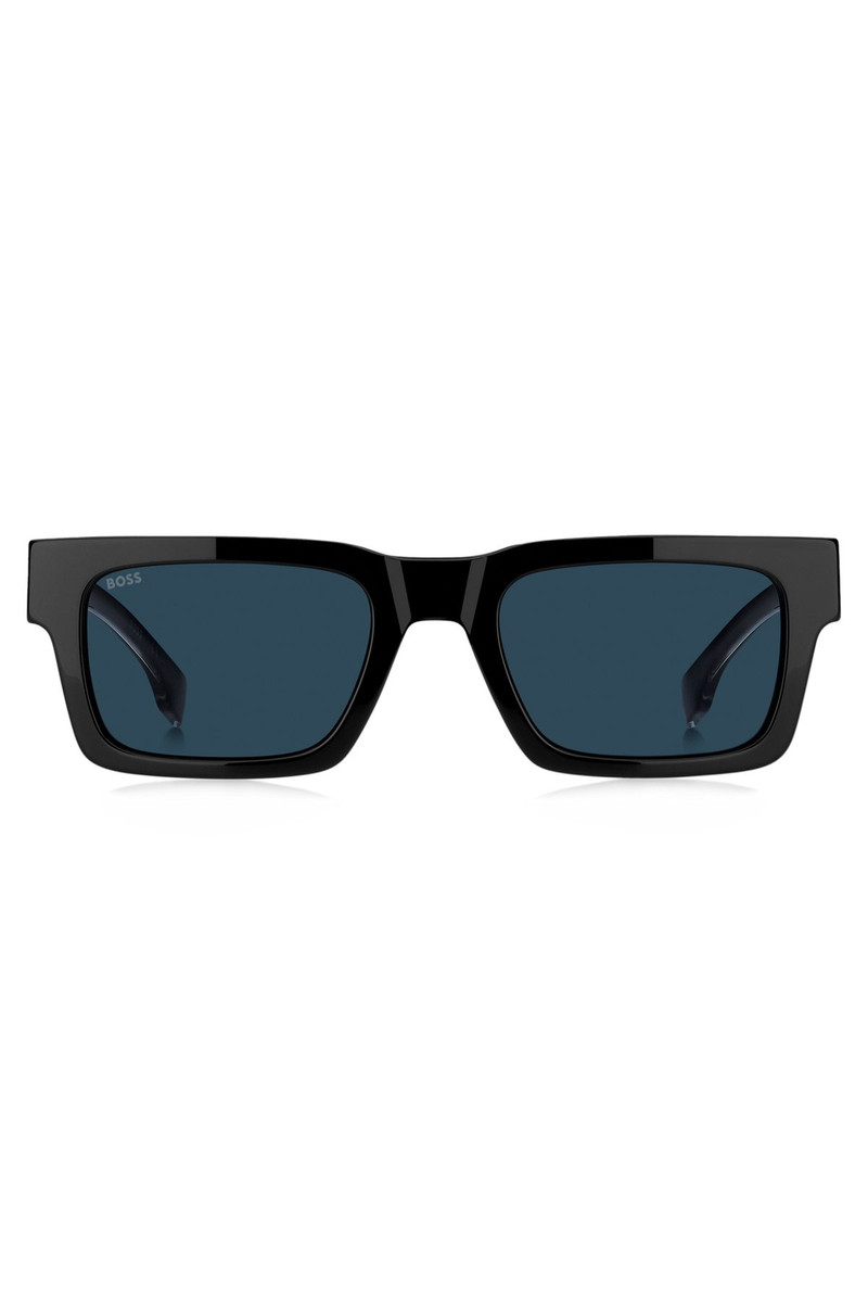 BLACK-ACETATE SUNGLASSES WITH DOUBLE B MONOGRAM 3